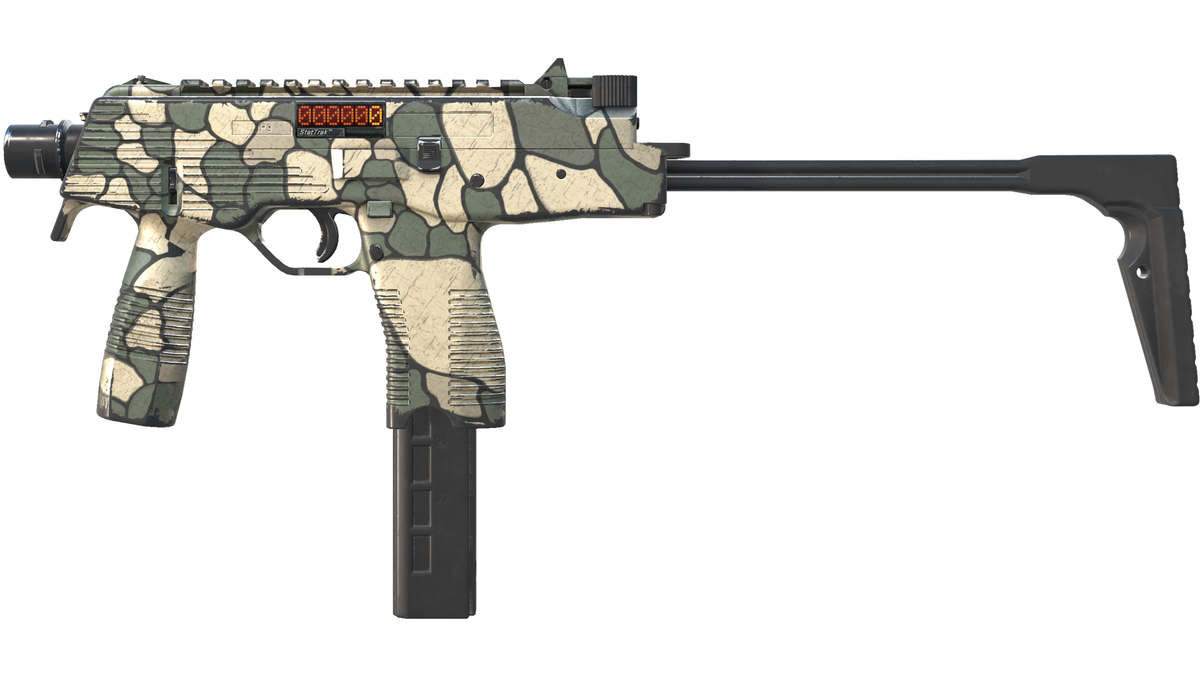 StatTrak™ MP9 | Sand Scale (Well-Worn)