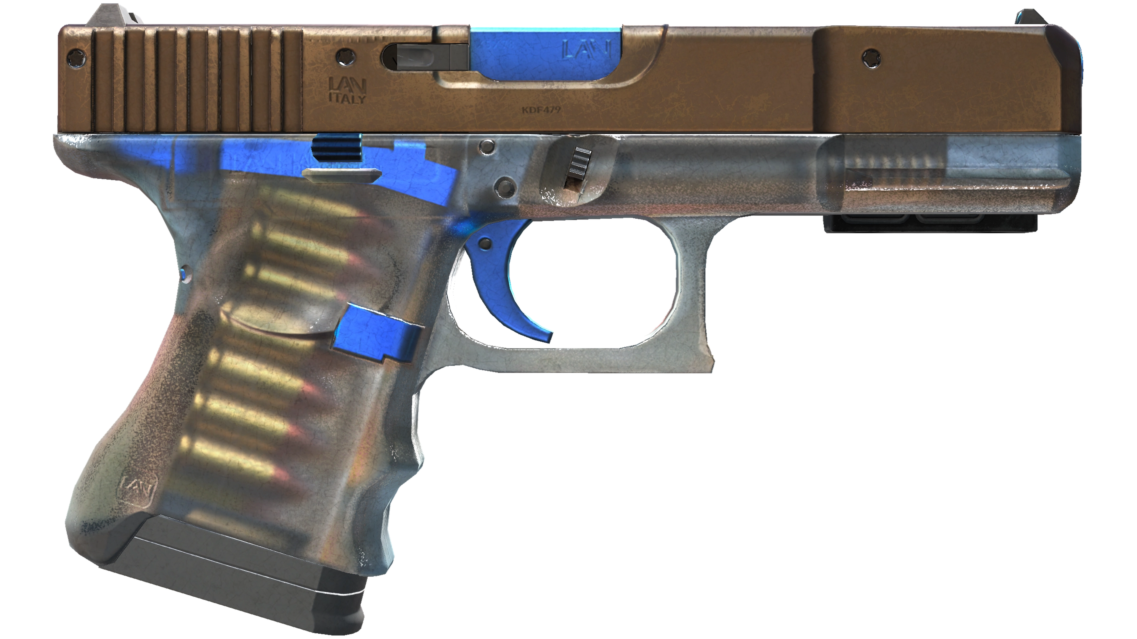 StatTrak™ Glock-18 | Clear Polymer (Battle-Scarred) thumbnail