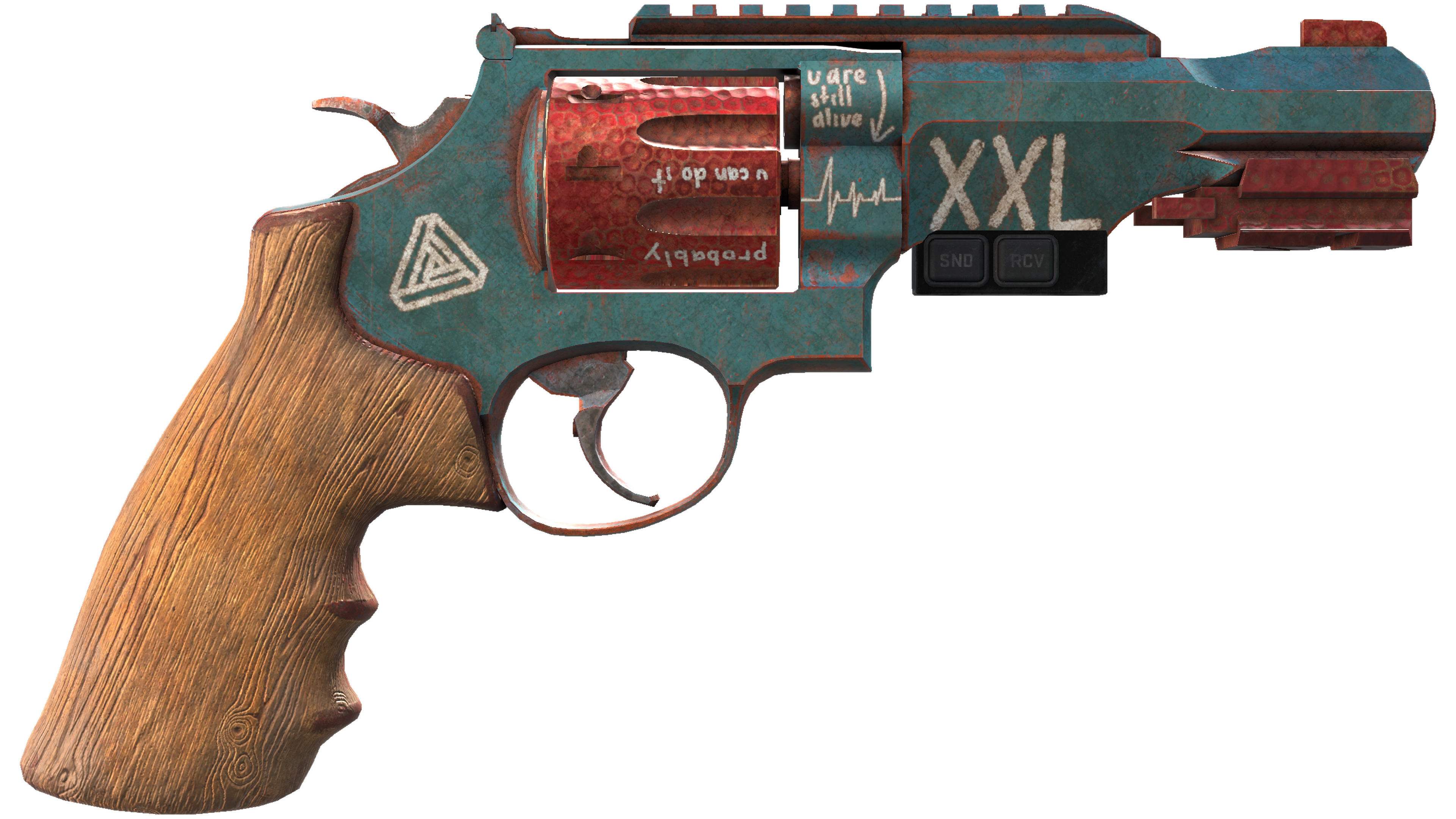 Vorschau von StatTrak™ R8 Revolver | Junk Yard (Well-Worn)