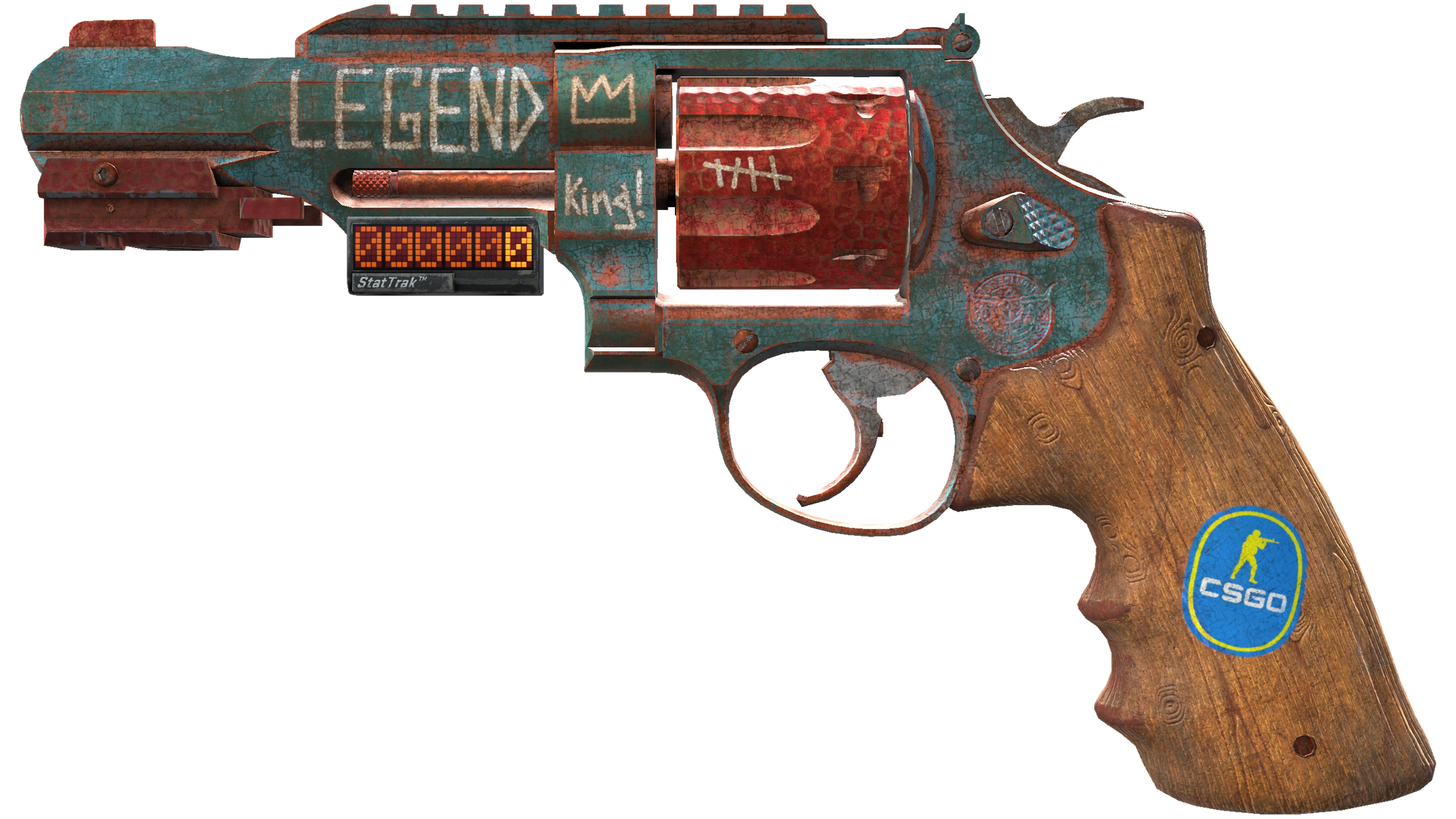 StatTrak™ R8 Revolver | Junk Yard (Battle-Scarred)