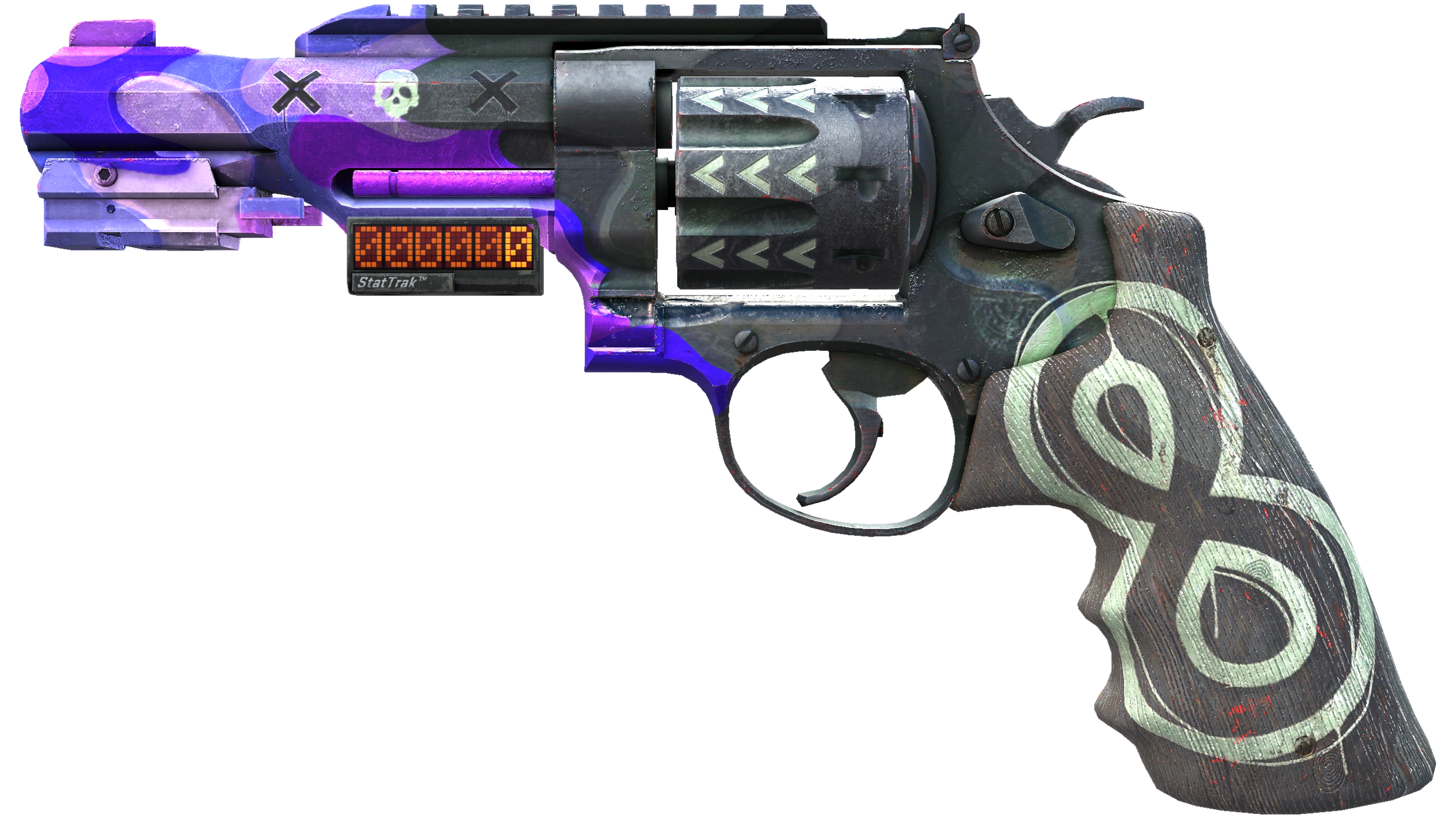 StatTrak™ R8 Revolver | Crazy 8 (Minimal Wear) thumbnail