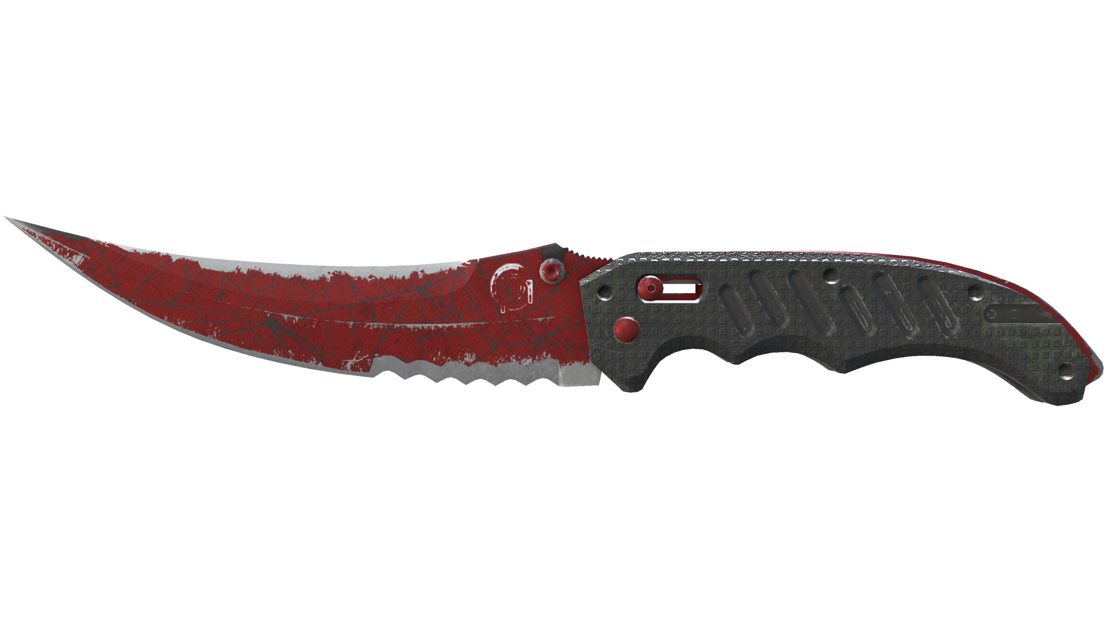 ★ StatTrak™ Flip Knife | Crimson Web (Battle-Scarred) thumbnail