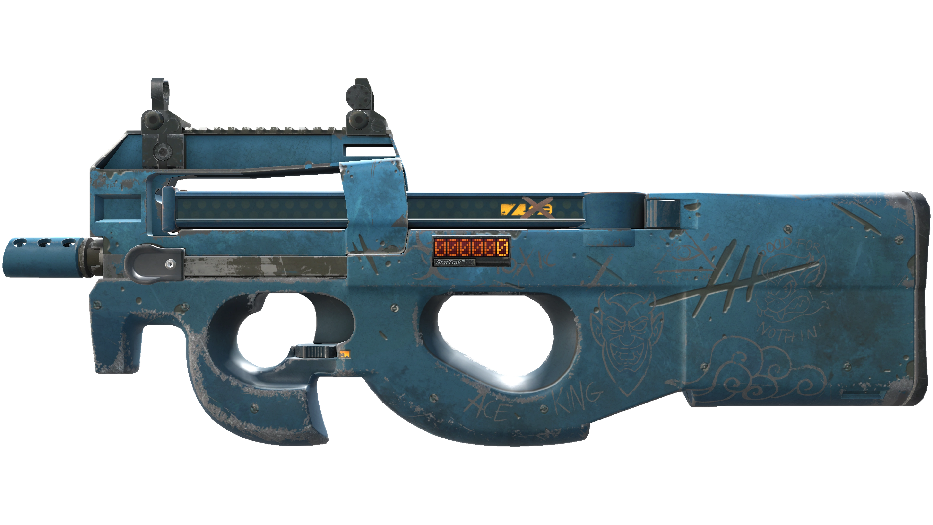 StatTrak™ P90 | Off World (Battle-Scarred)