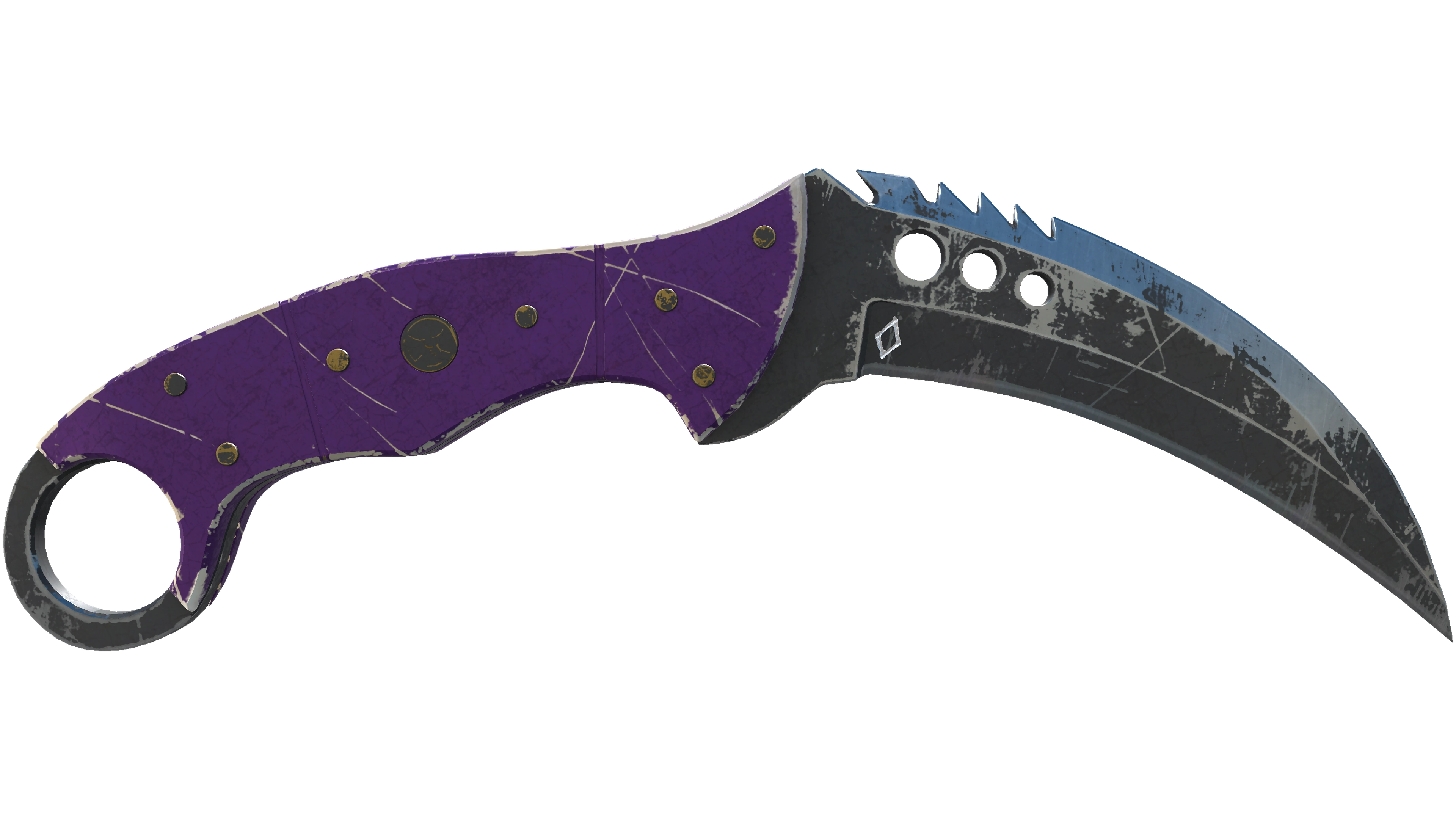 ★ StatTrak™ Talon Knife | Ultraviolet (Battle-Scarred) thumbnail