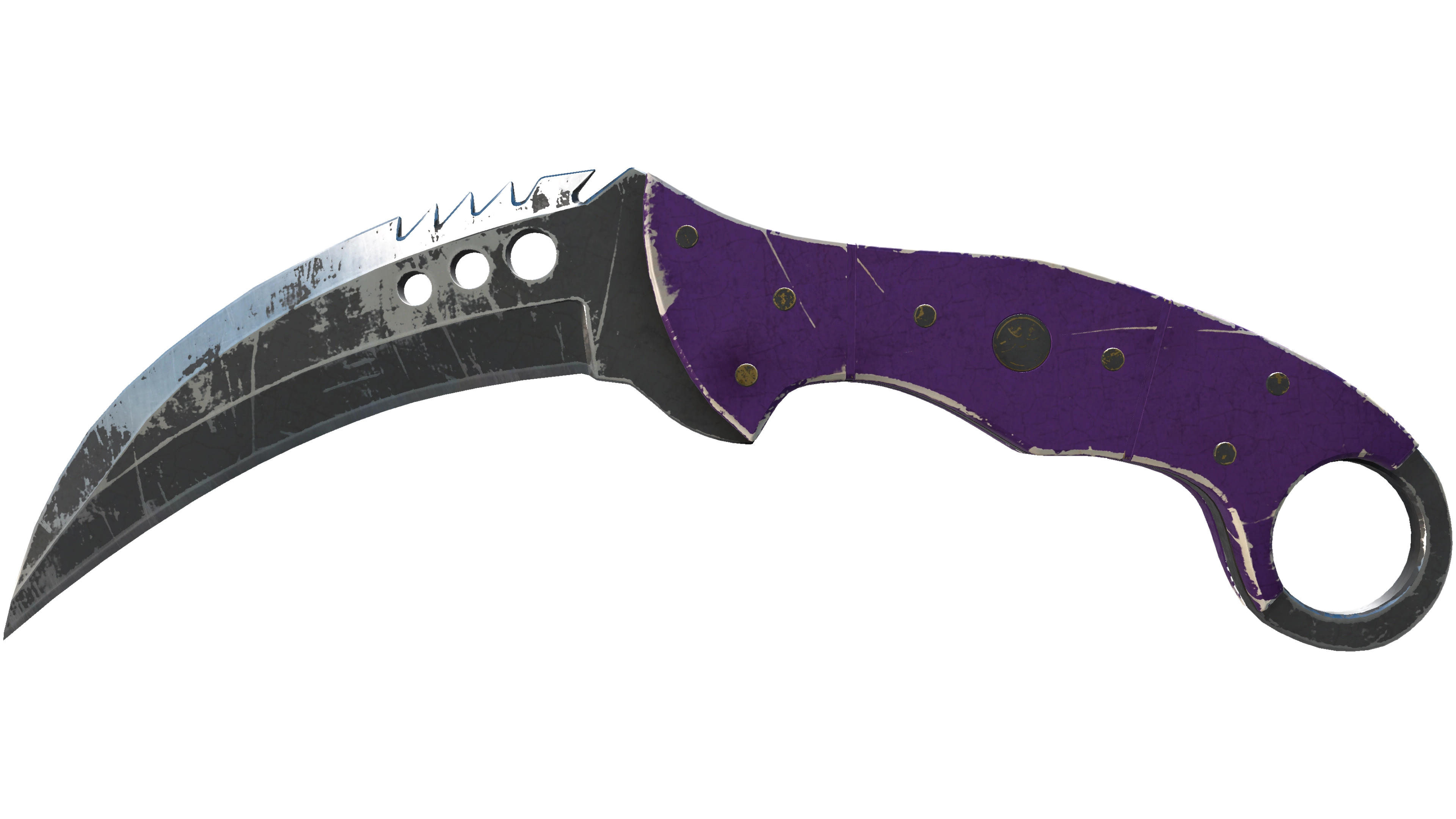 ★ StatTrak™ Talon Knife | Ultraviolet (Battle-Scarred)