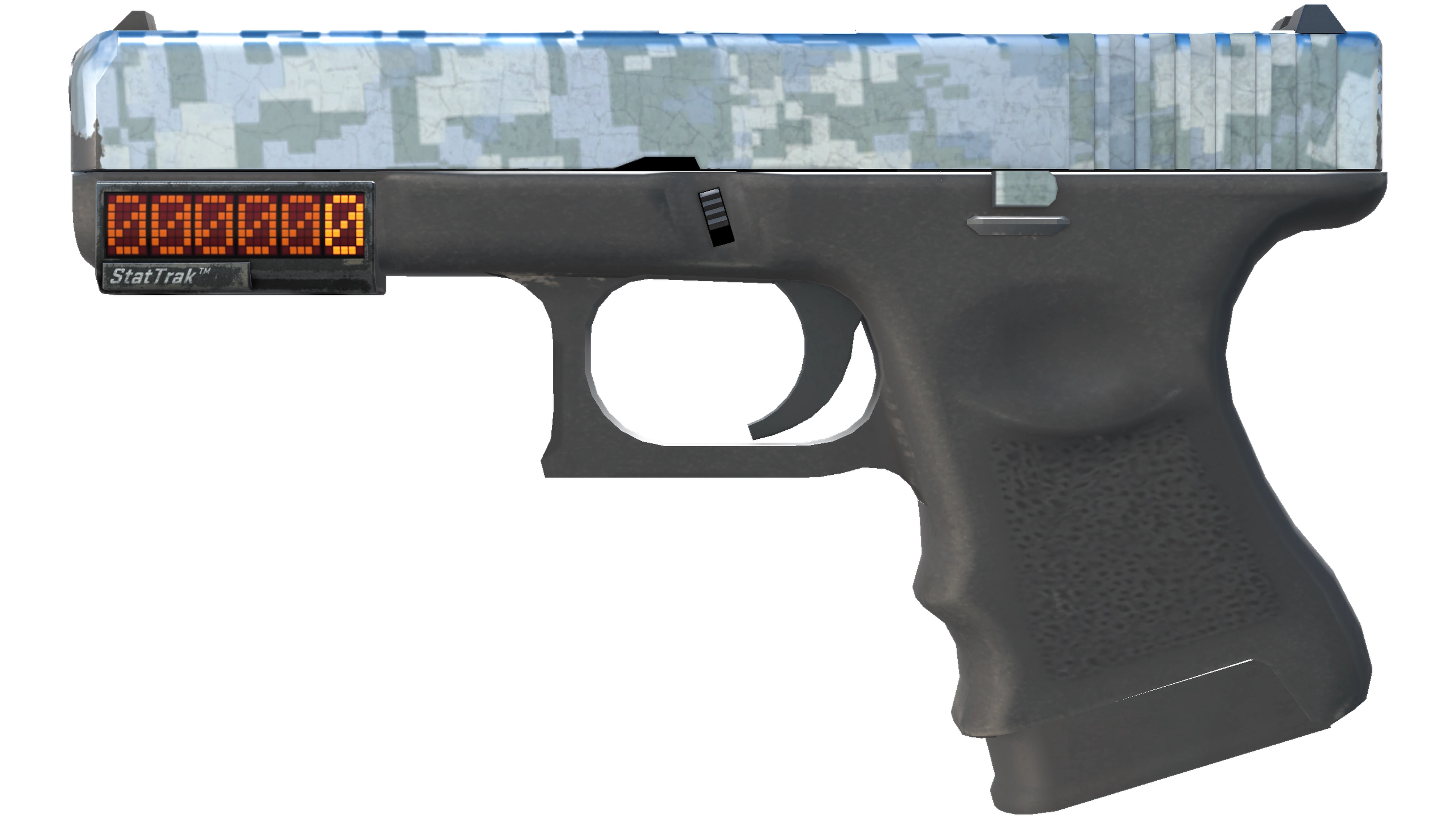 StatTrak™ Glock-18 | Steel Disruption (Field-Tested)