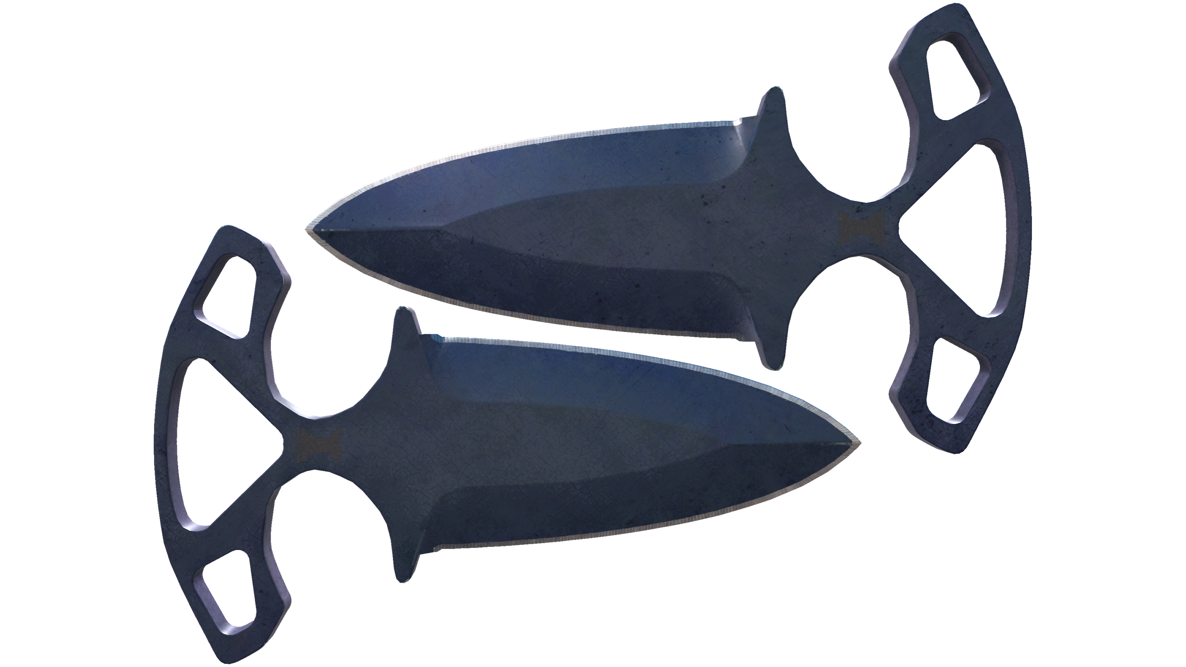 ★ Shadow Daggers | Blue Steel (Battle-Scarred)
