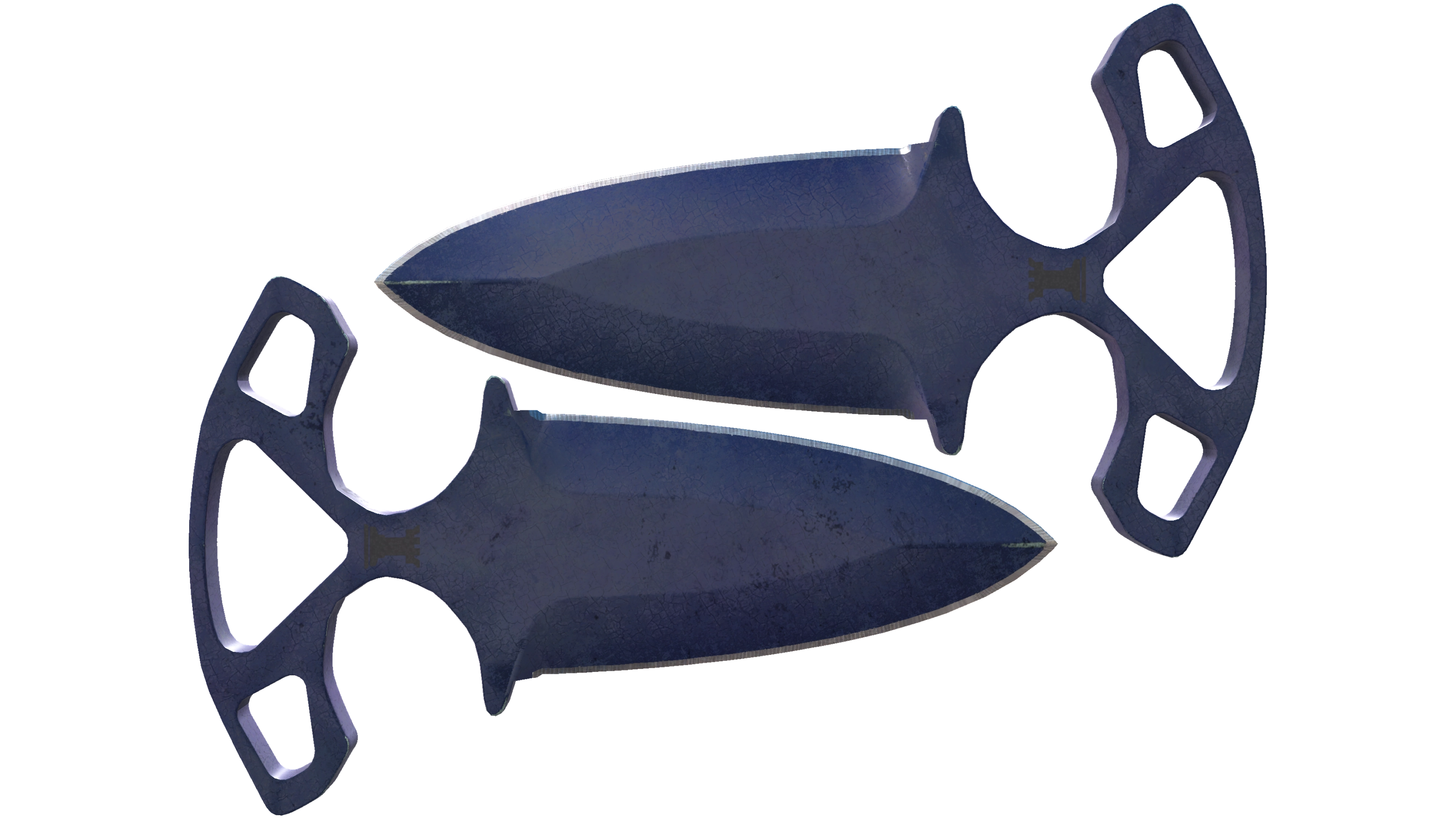 ★ Shadow Daggers | Blue Steel (Battle-Scarred)