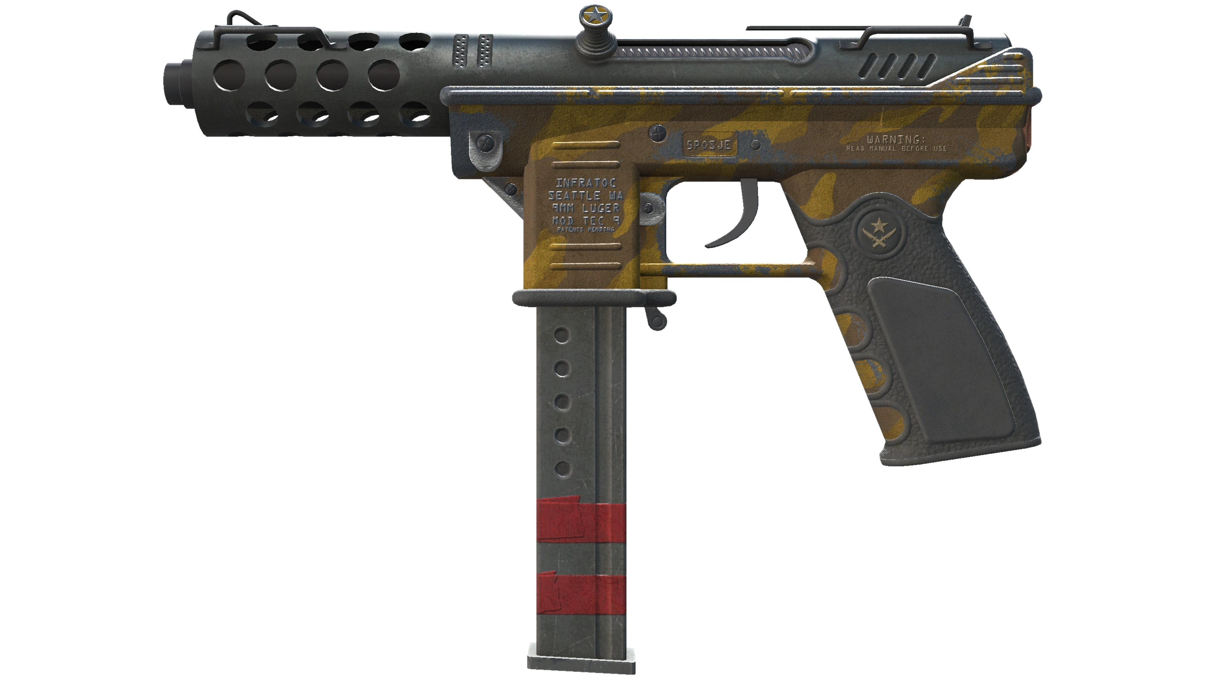 Tec-9 | Brother (Battle-Scarred)