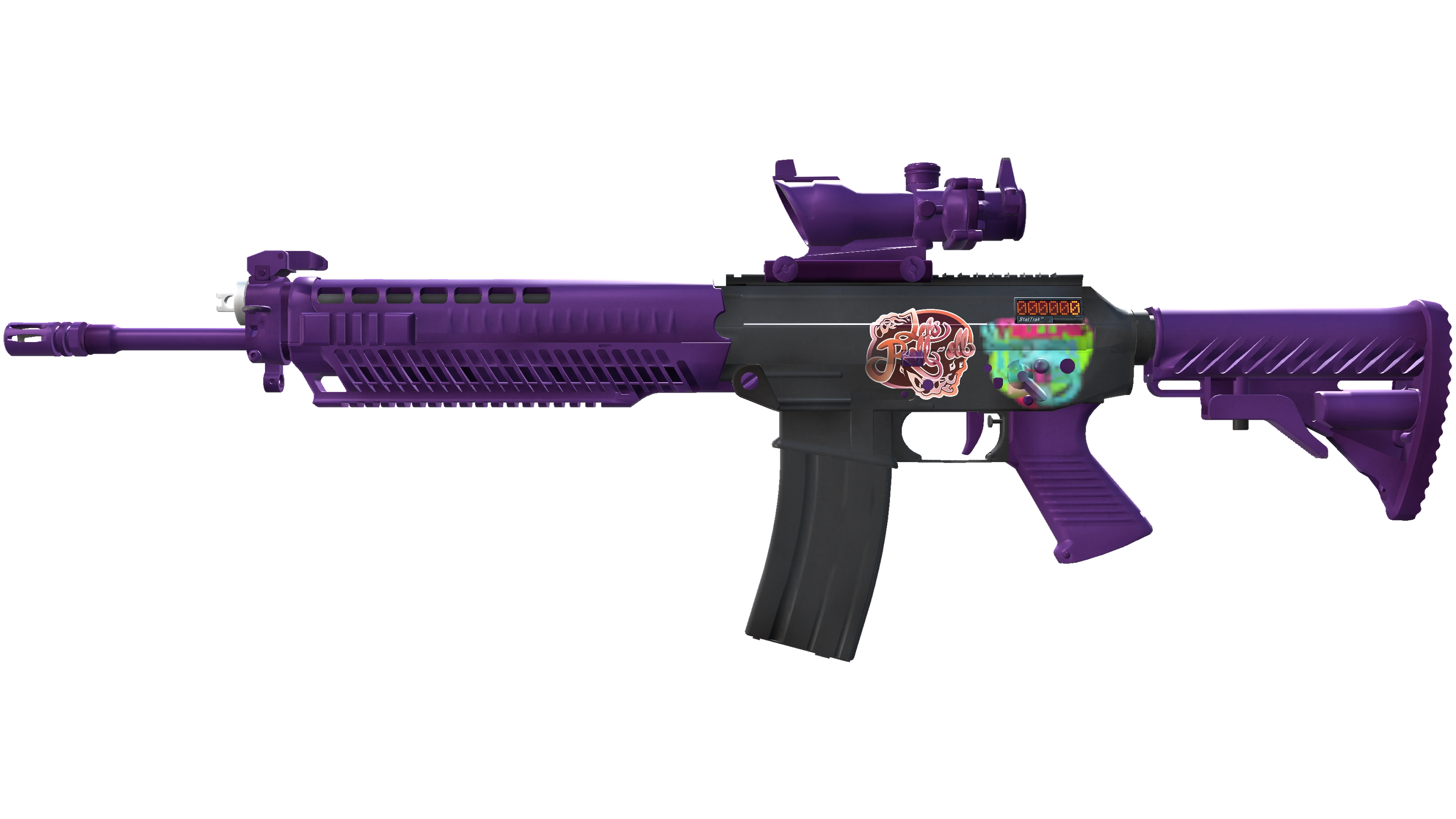 StatTrak™ SG 553 | Ultraviolet (Factory New)