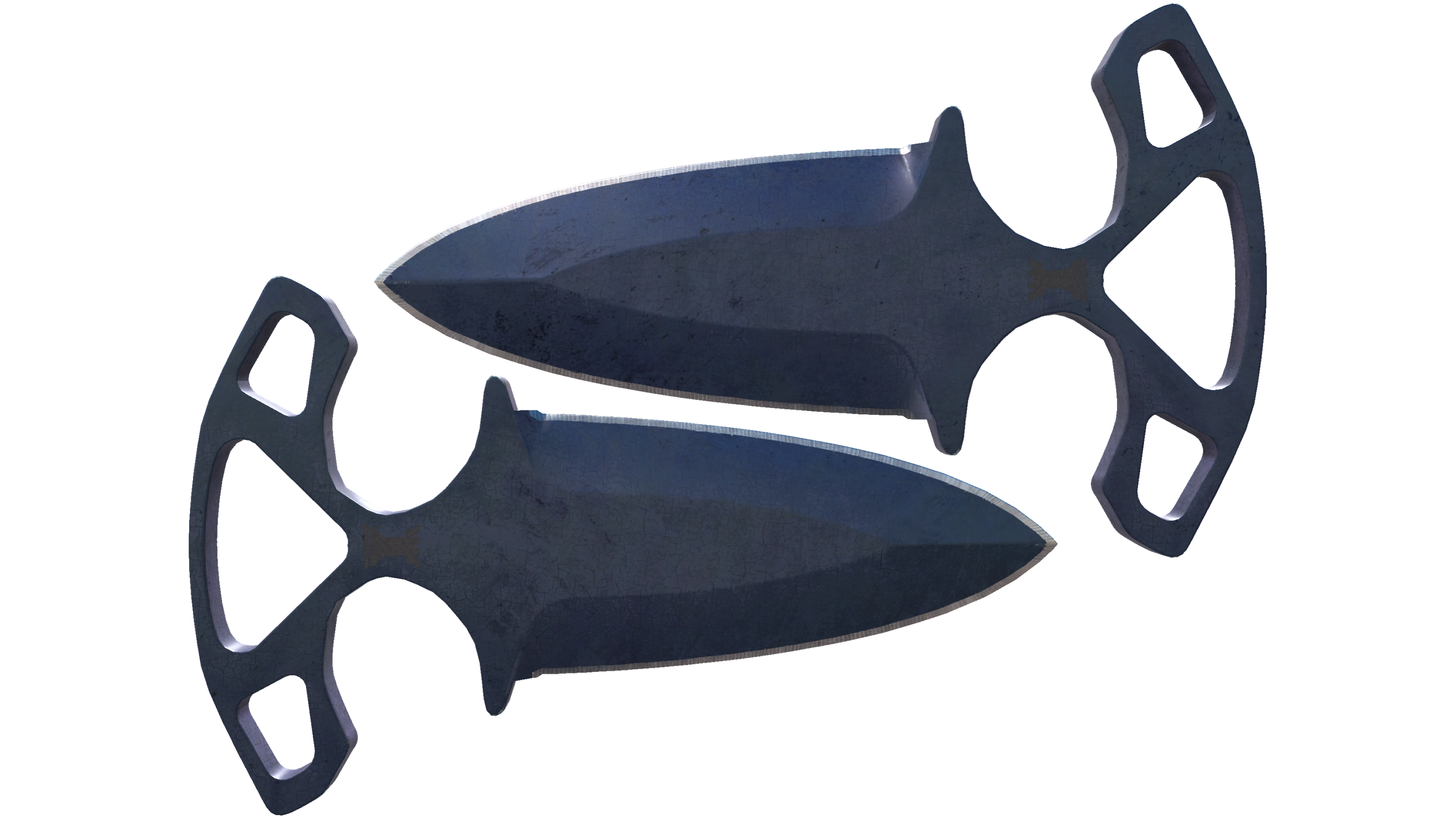 ★ Shadow Daggers | Blue Steel (Battle-Scarred)