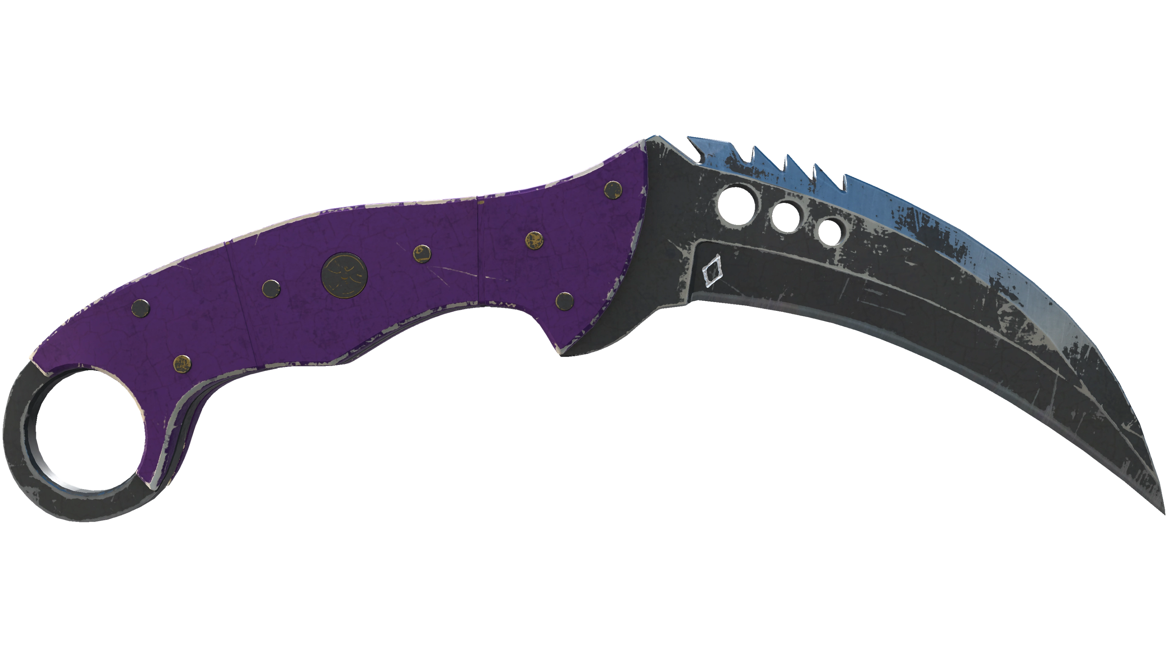 ★ StatTrak™ Talon Knife | Ultraviolet (Battle-Scarred) thumbnail