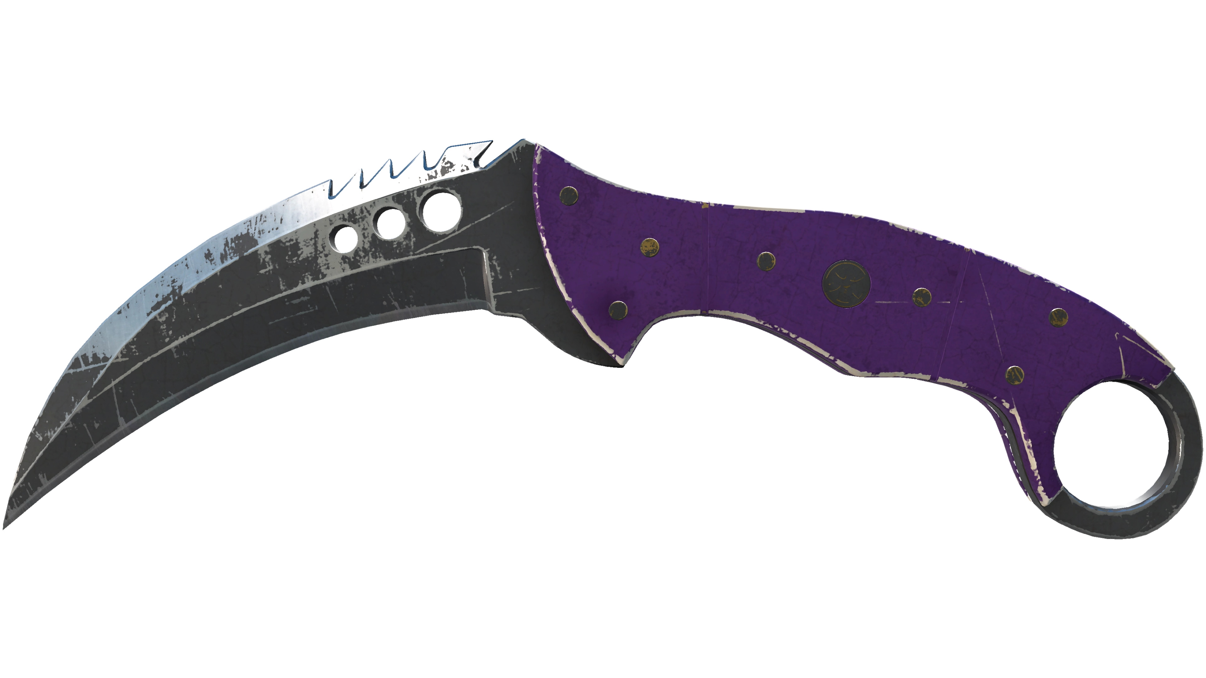 ★ StatTrak™ Talon Knife | Ultraviolet (Battle-Scarred)