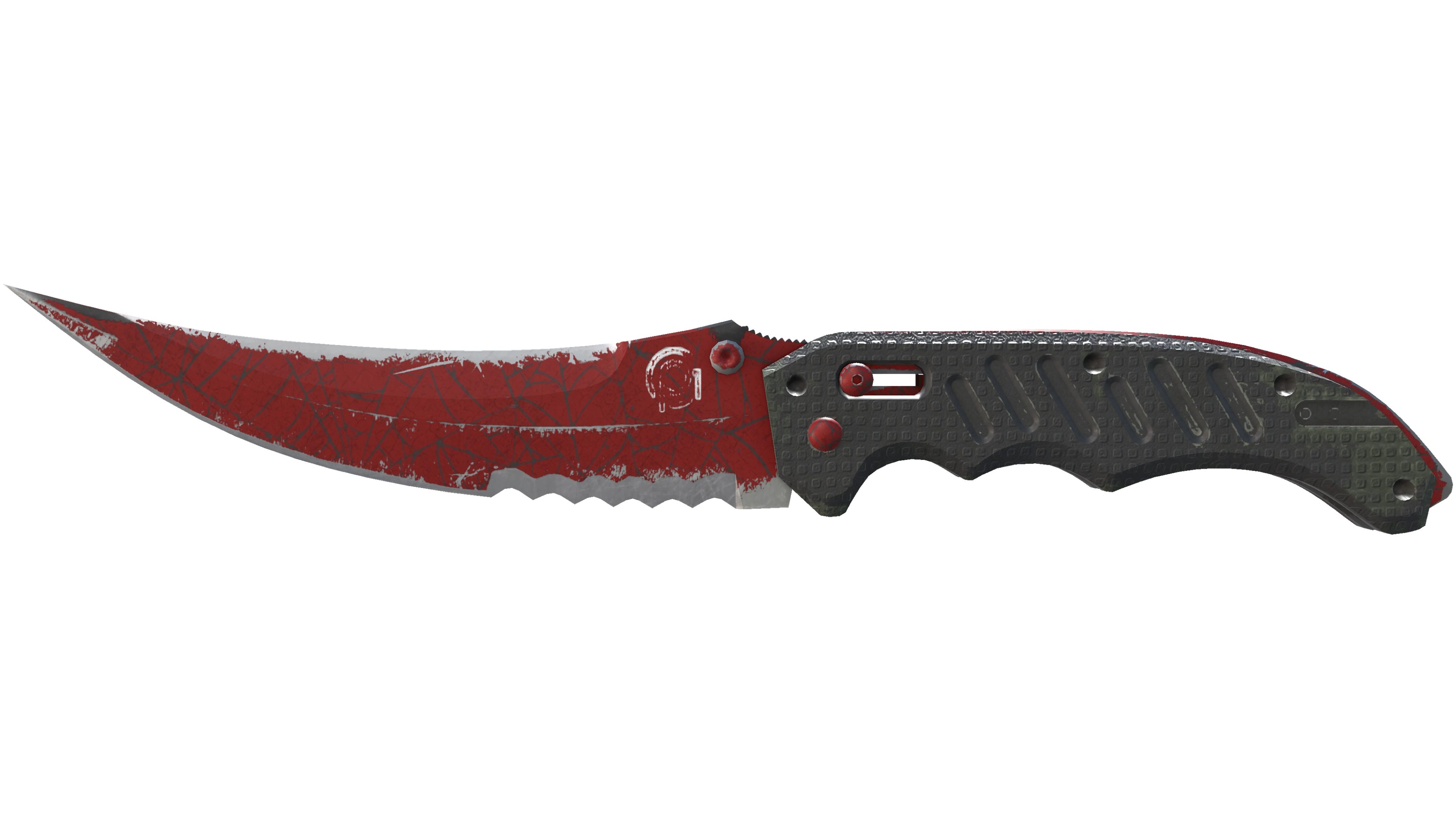 ★ StatTrak™ Flip Knife | Crimson Web (Battle-Scarred) thumbnail