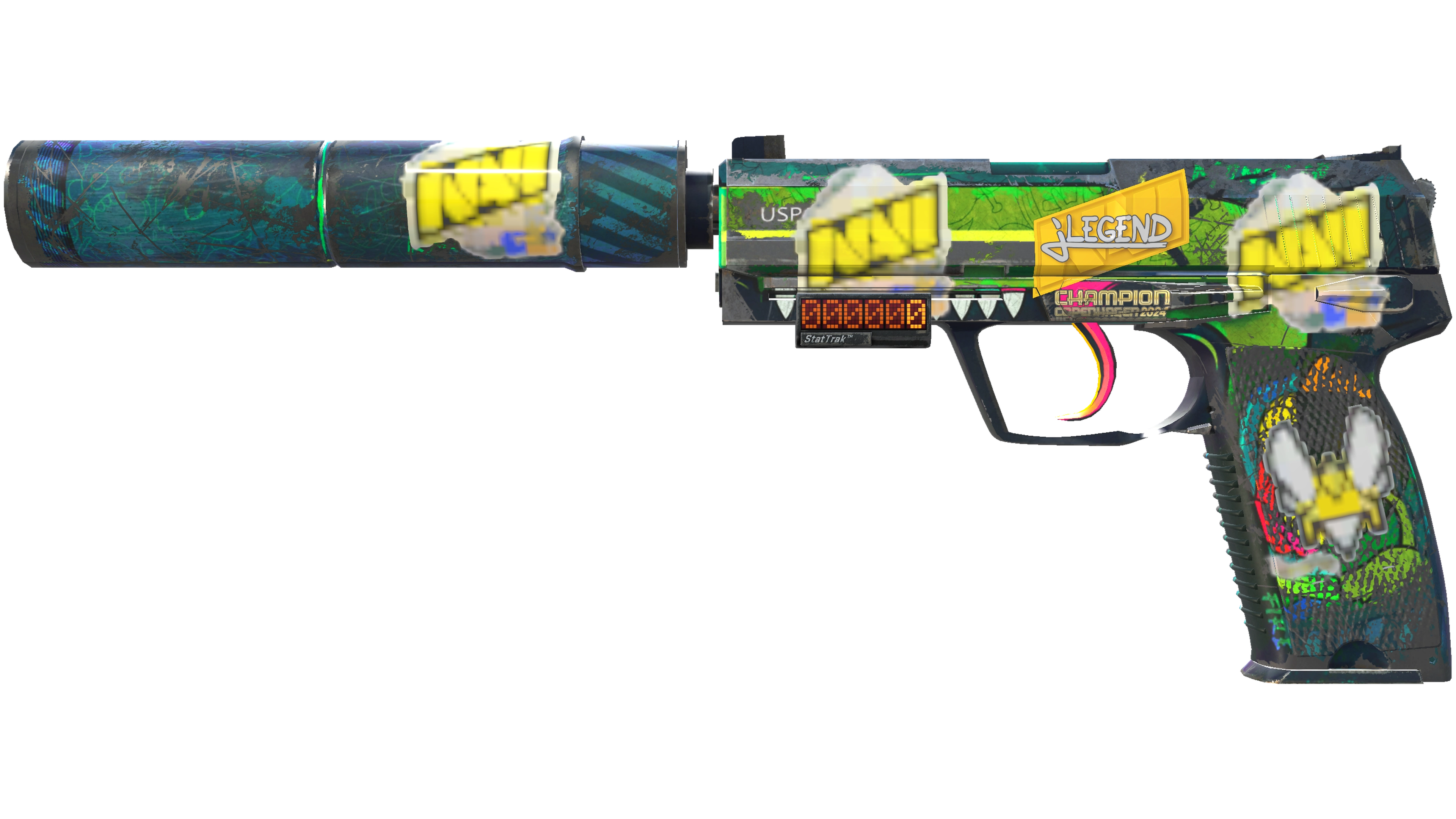 StatTrak™ USP-S | Monster Mashup (Well-Worn) thumbnail