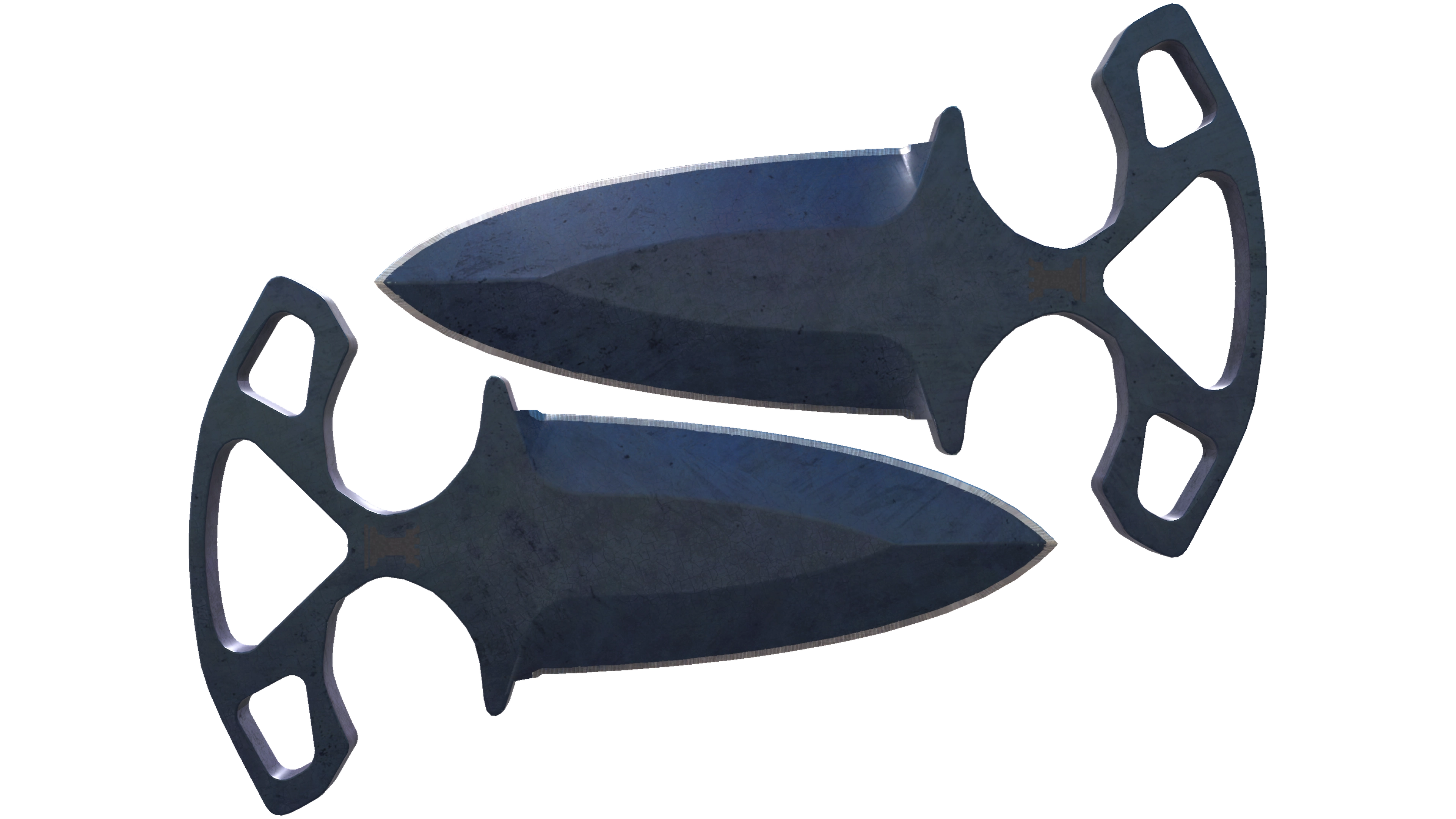 ★ Shadow Daggers | Blue Steel (Battle-Scarred)