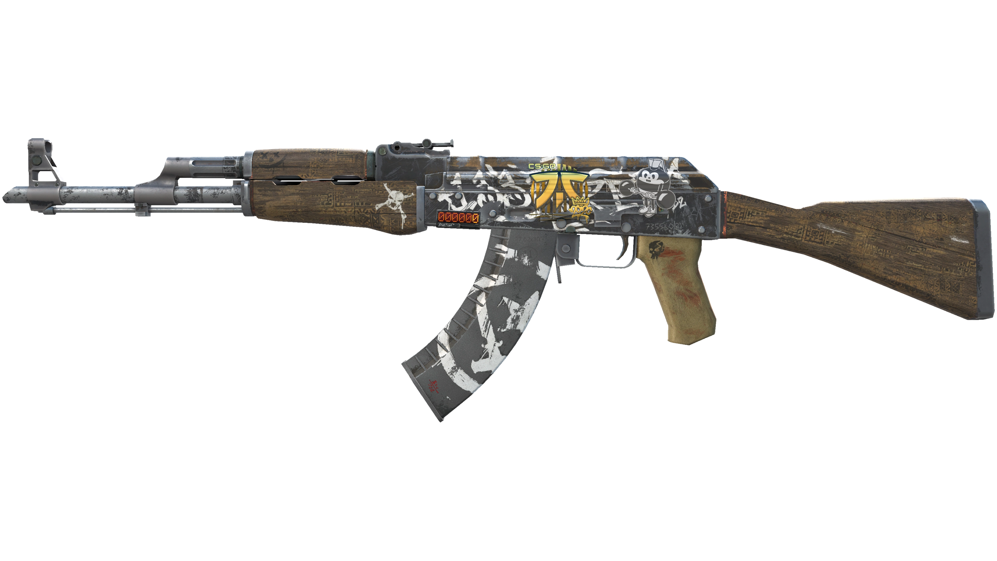 StatTrak™ AK-47 | Wasteland Rebel (Battle-Scarred)