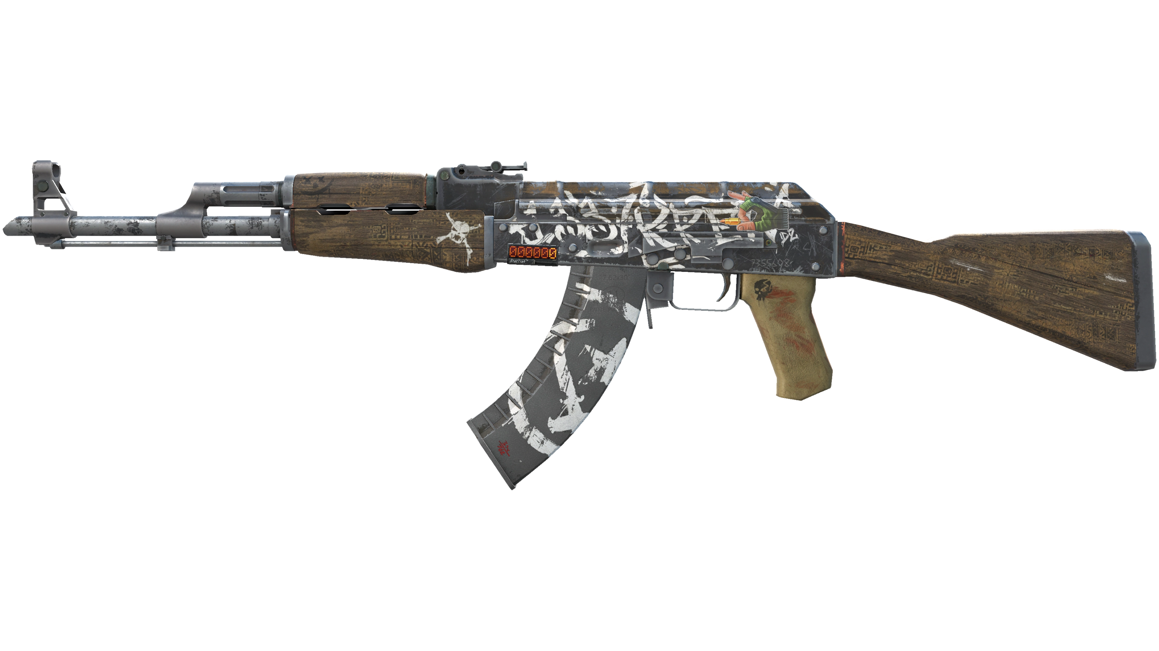 StatTrak™ AK-47 | Wasteland Rebel (Battle-Scarred)