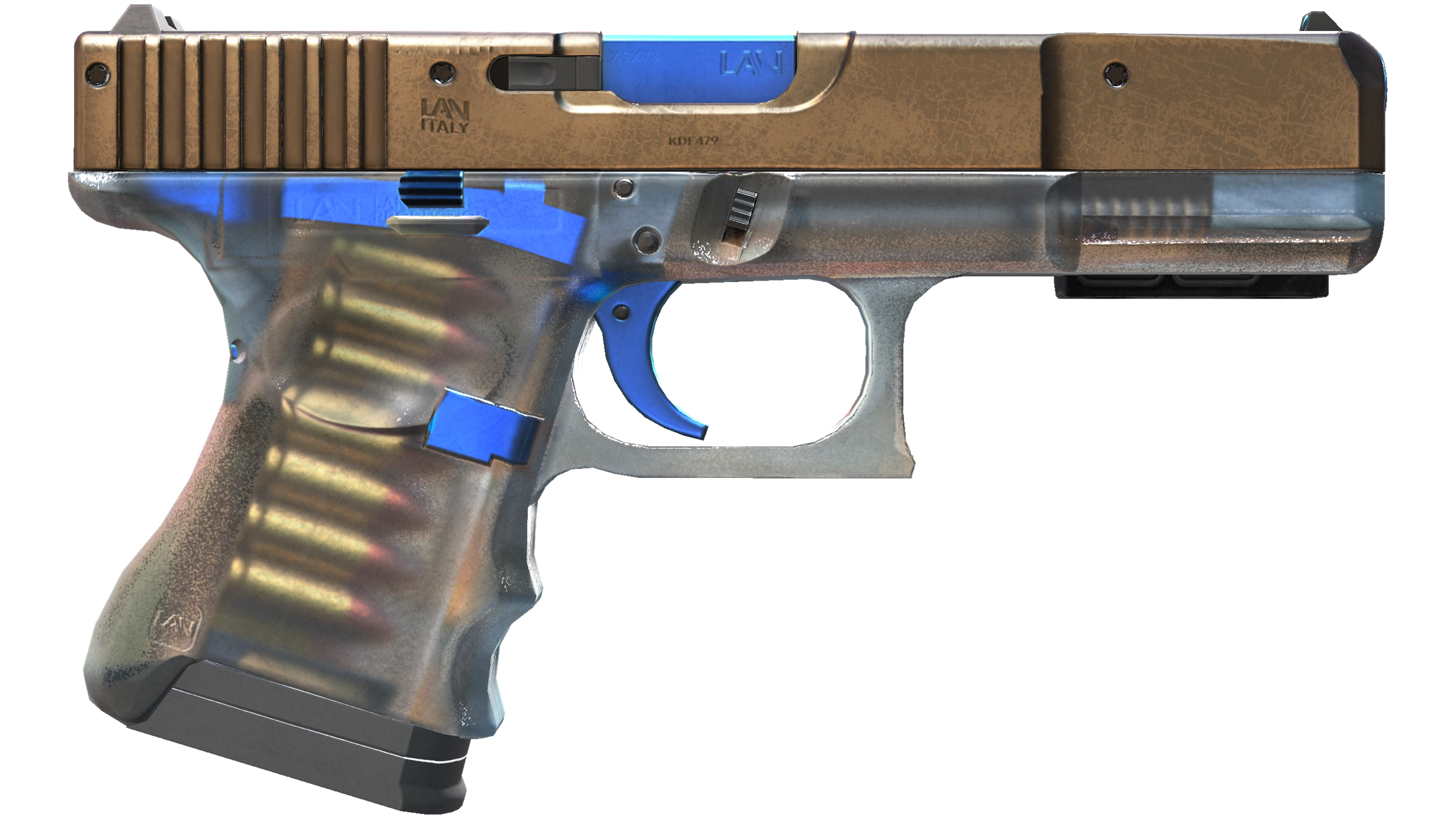 Miniatura de StatTrak™ Glock-18 | Clear Polymer (Field-Tested)