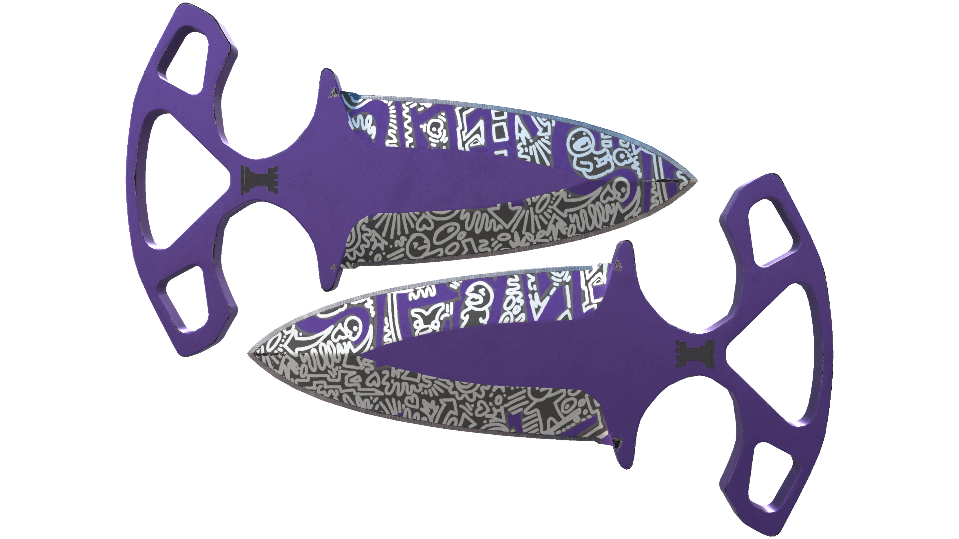 ★ StatTrak™ Shadow Daggers | Freehand (Field-Tested) 缩略图