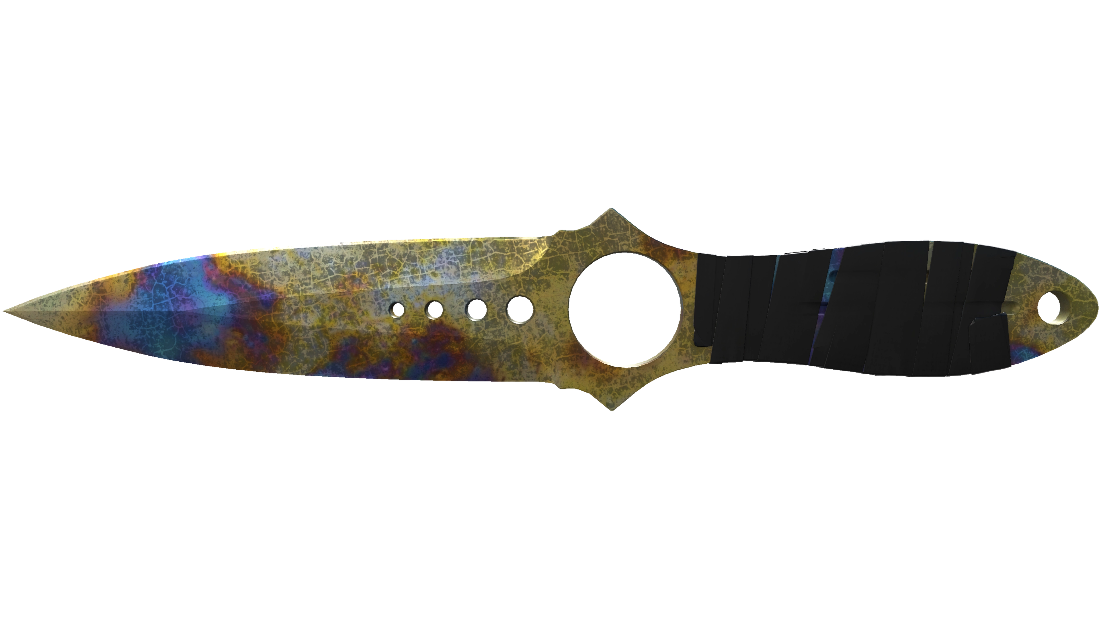 ★ StatTrak™ Skeleton Knife | Case Hardened (Battle-Scarred) thumbnail