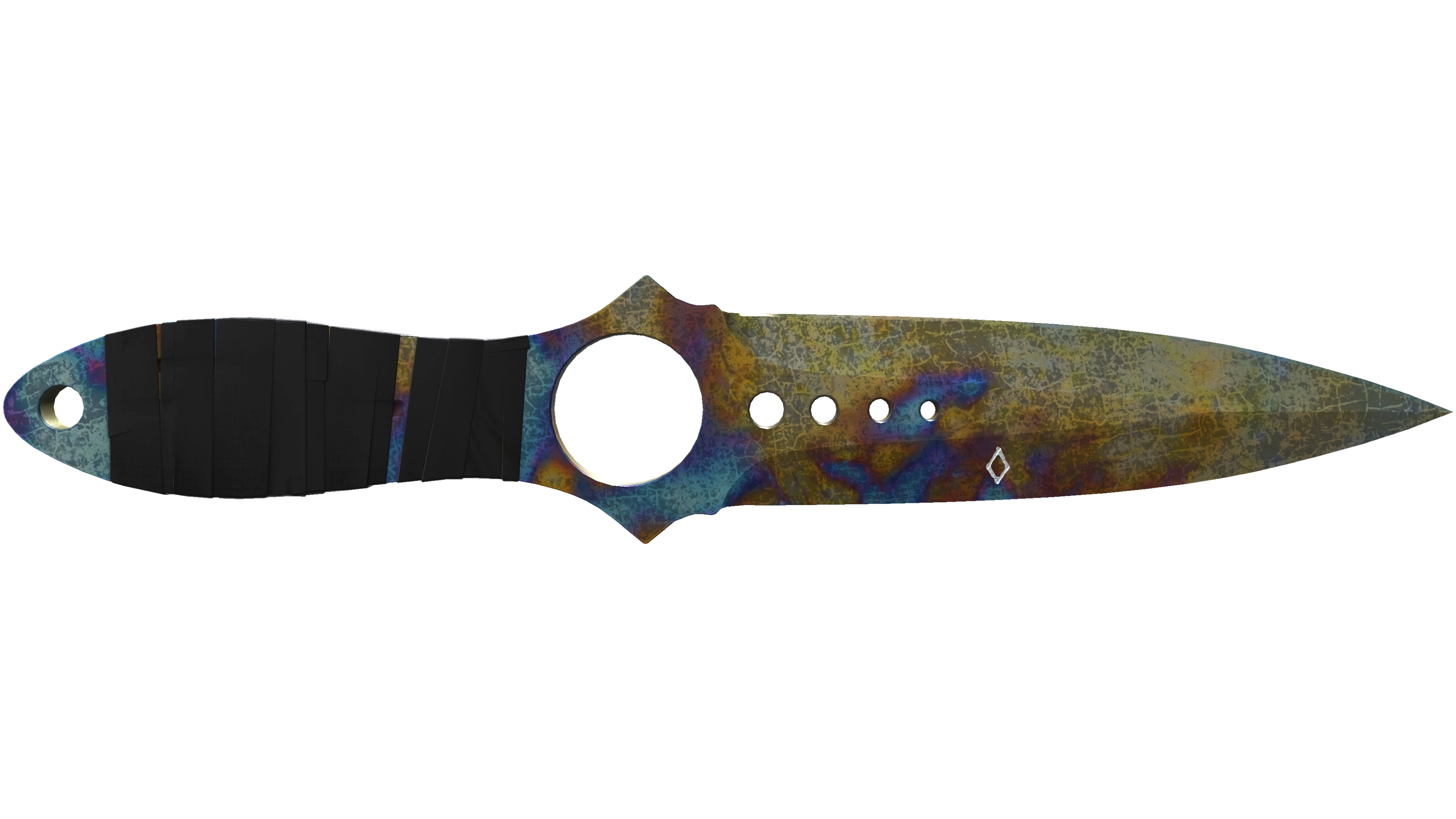 ★ StatTrak™ Skeleton Knife | Case Hardened (Battle-Scarred)