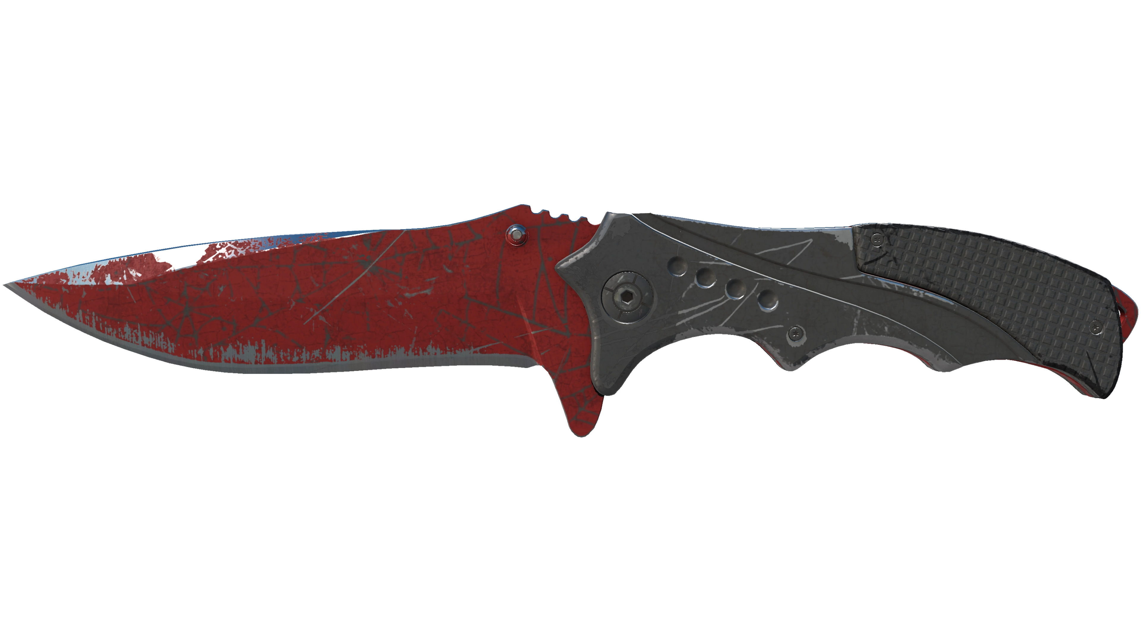 Vorschau von ★ StatTrak™ Nomad Knife | Crimson Web (Battle-Scarred)