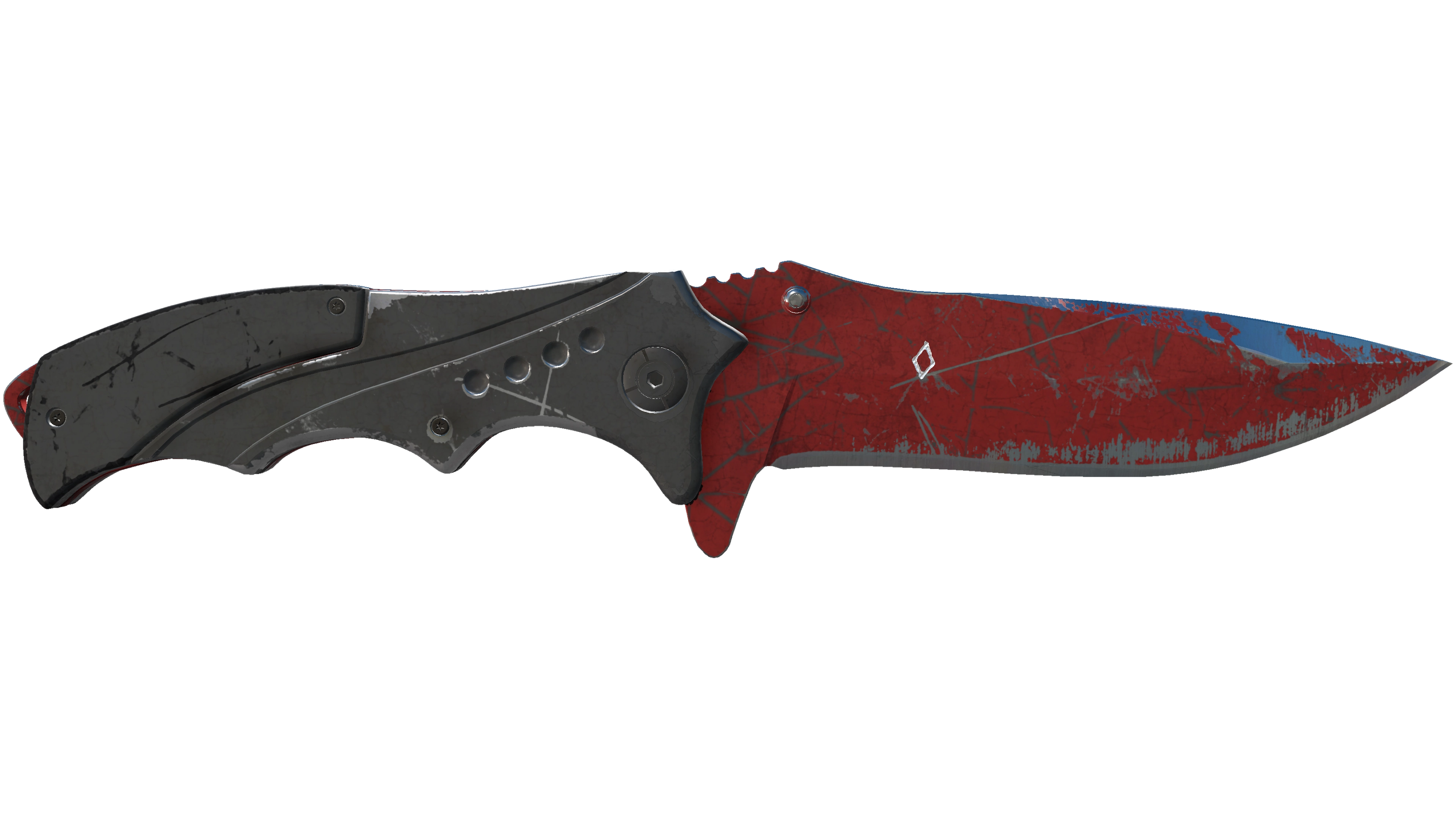 Vorschau von ★ StatTrak™ Nomad Knife | Crimson Web (Battle-Scarred)