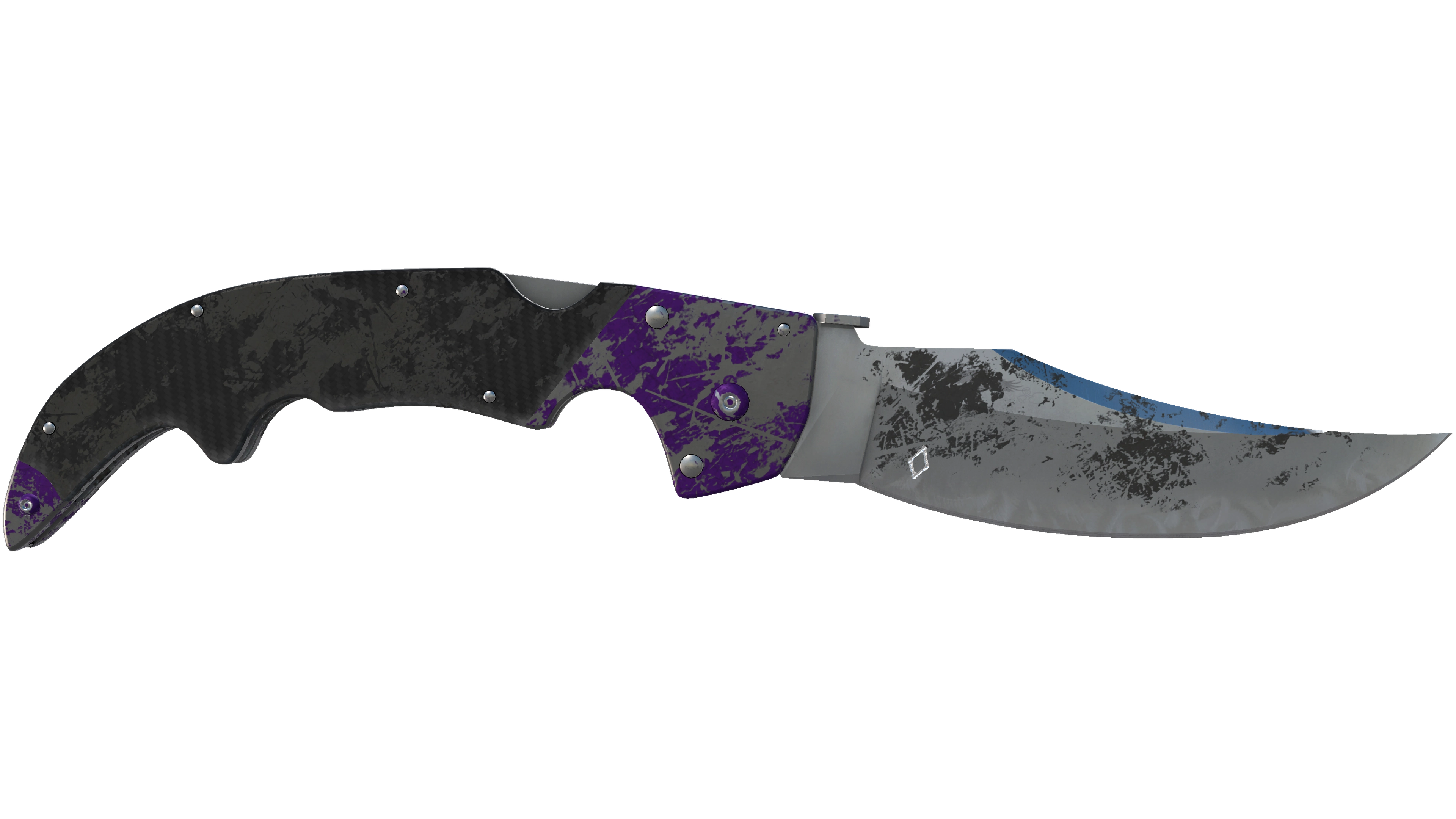 ★ StatTrak™ Falchion Knife | Ultraviolet (Battle-Scarred)