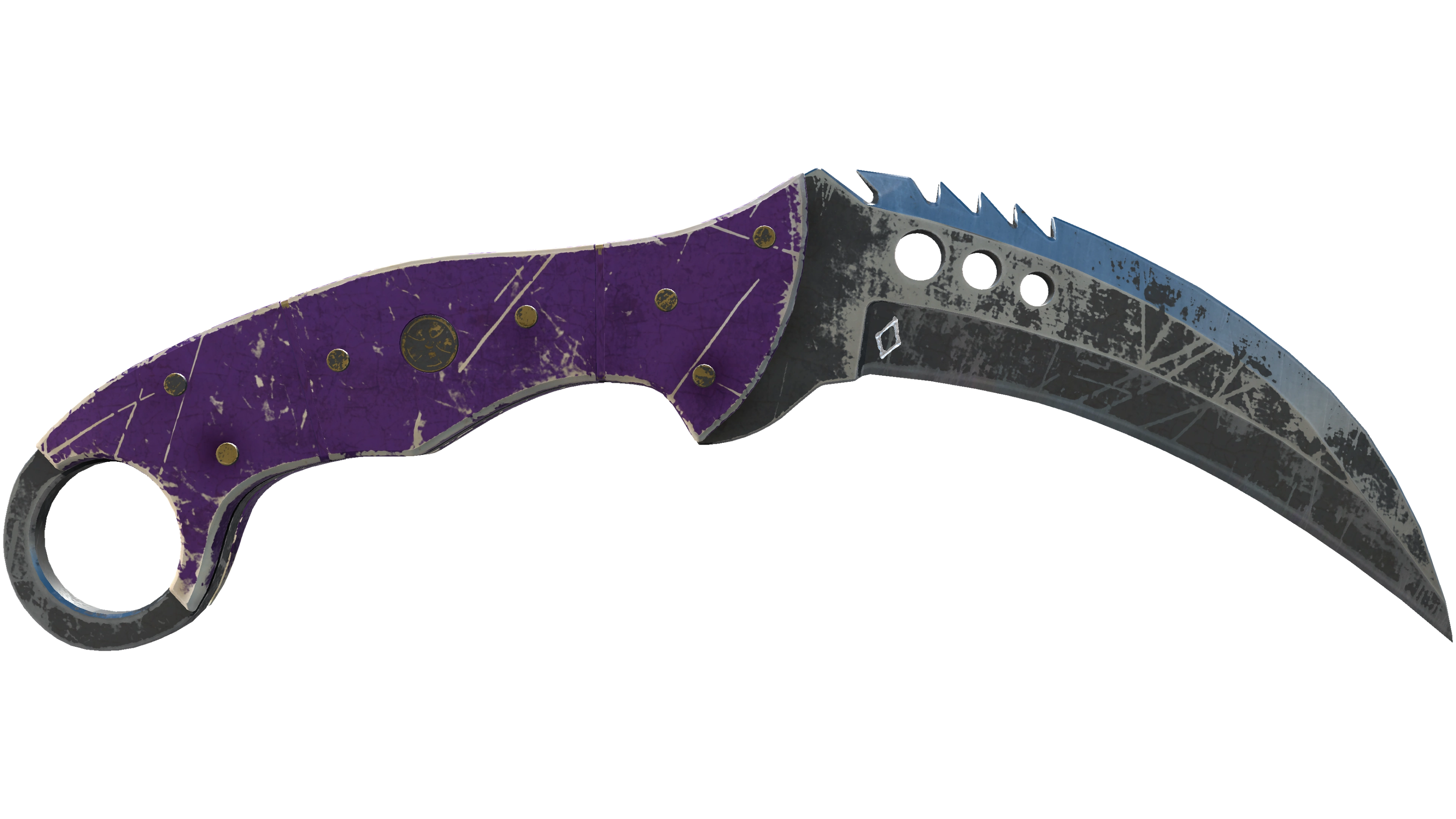 ★ StatTrak™ Talon Knife | Ultraviolet (Battle-Scarred) thumbnail