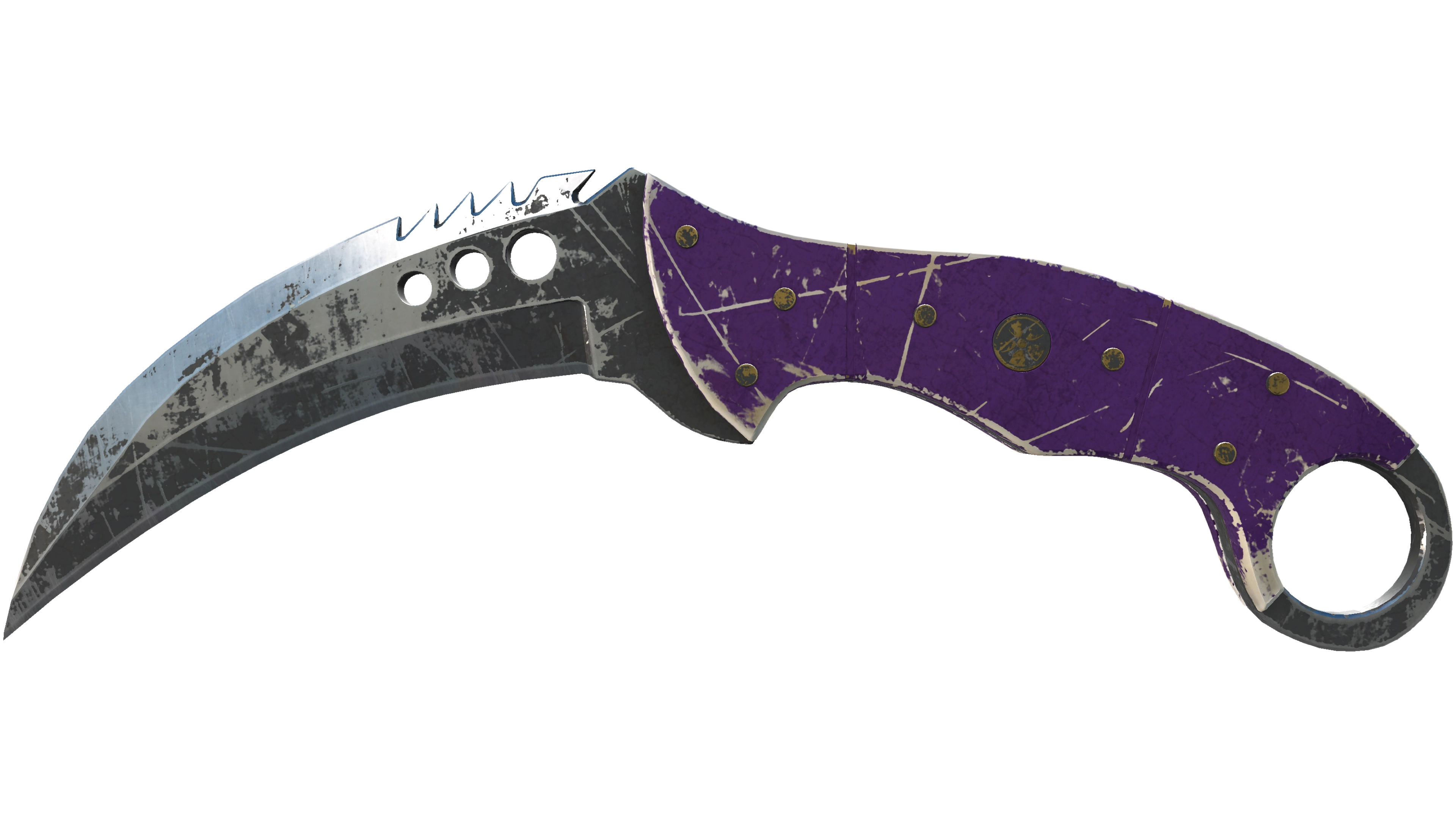 ★ StatTrak™ Talon Knife | Ultraviolet (Battle-Scarred)
