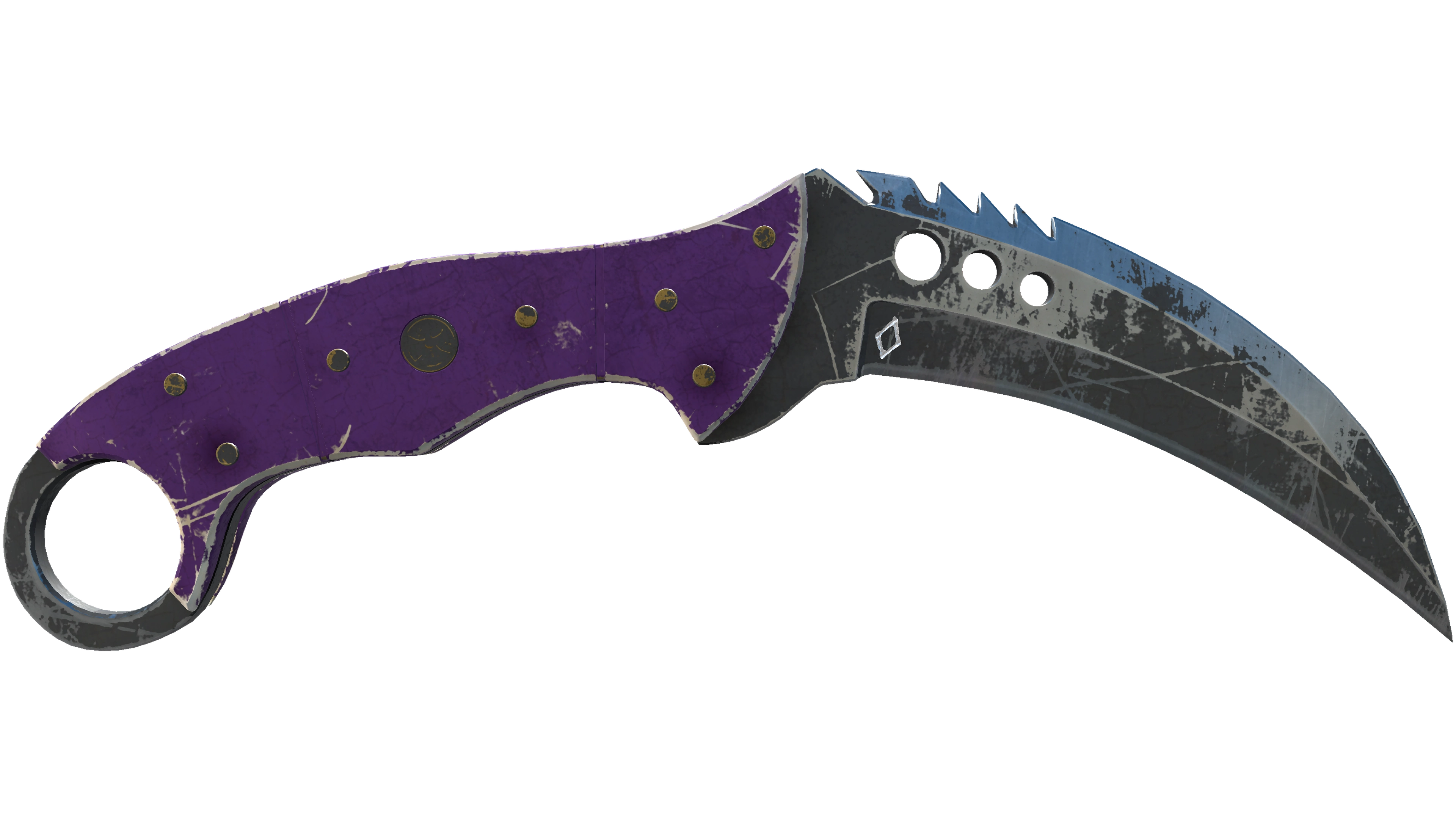 ★ StatTrak™ Talon Knife | Ultraviolet (Battle-Scarred) thumbnail