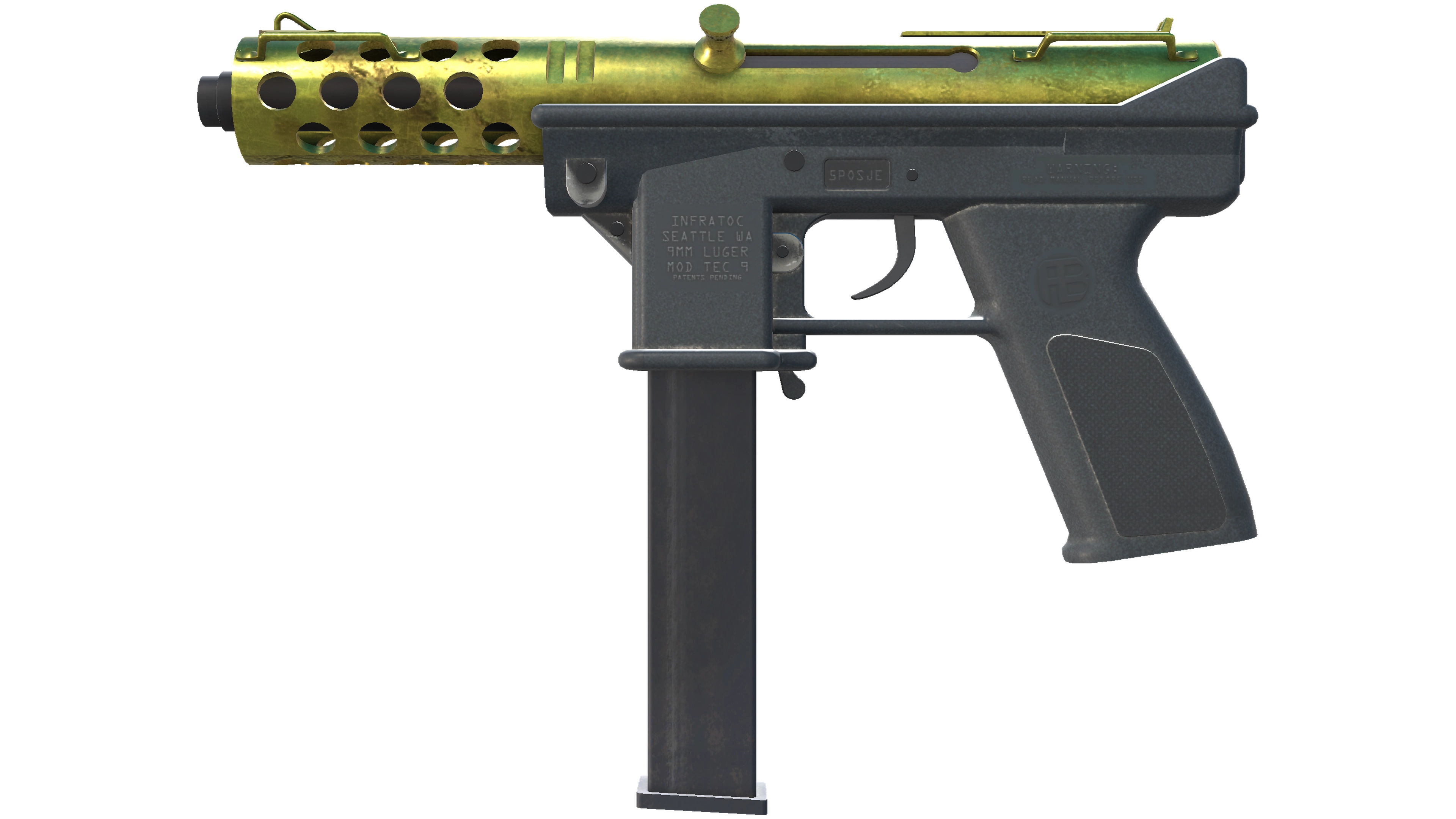 Tec-9 | Brass (Minimal Wear)