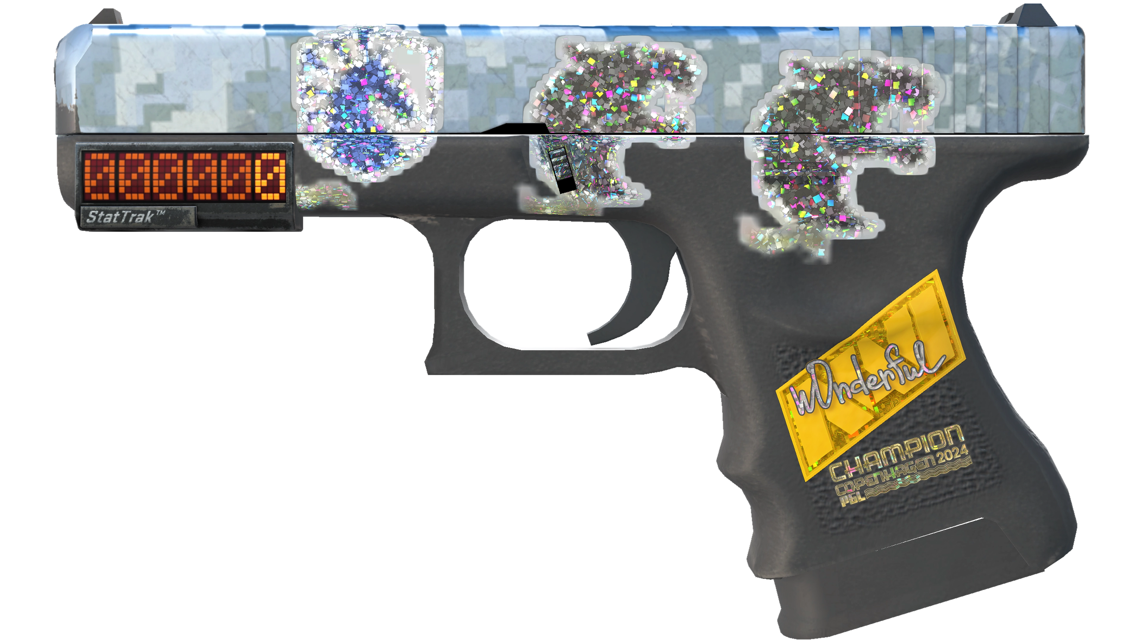 StatTrak™ Glock-18 | Steel Disruption (Field-Tested)