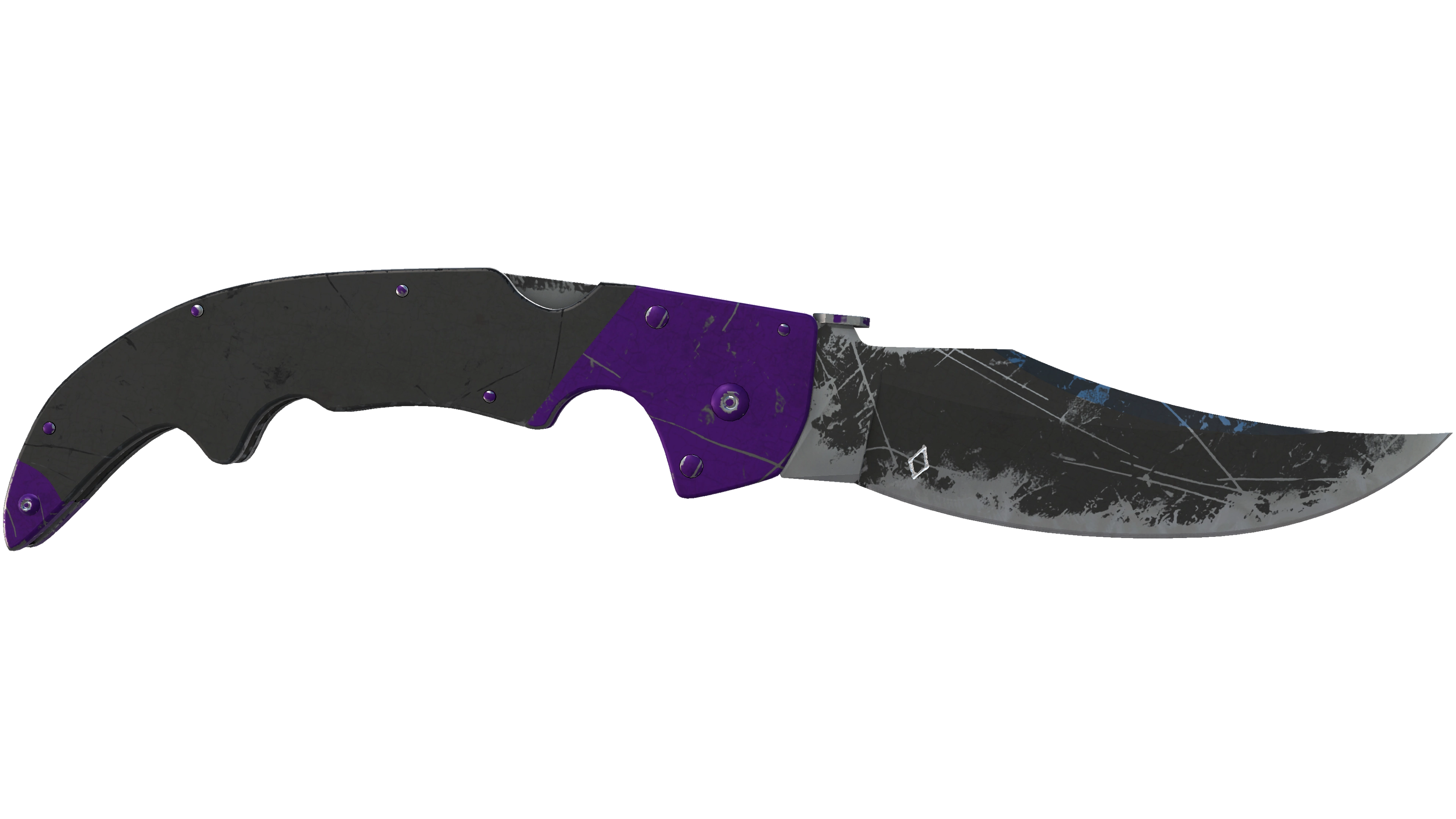 ★ StatTrak™ Falchion Knife | Ultraviolet (Battle-Scarred)