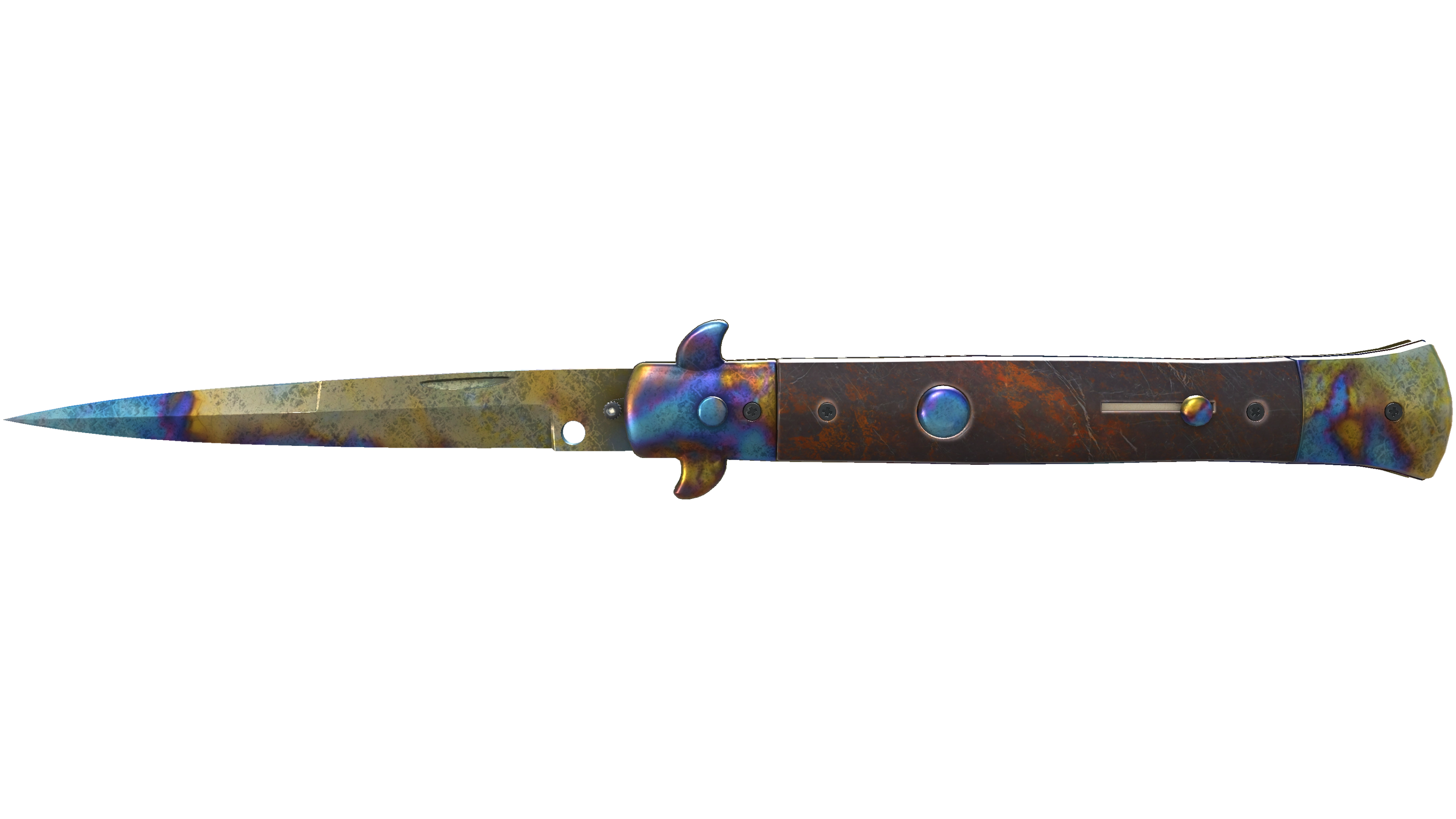 ★ Stiletto Knife | Case Hardened (Well-Worn) thumbnail