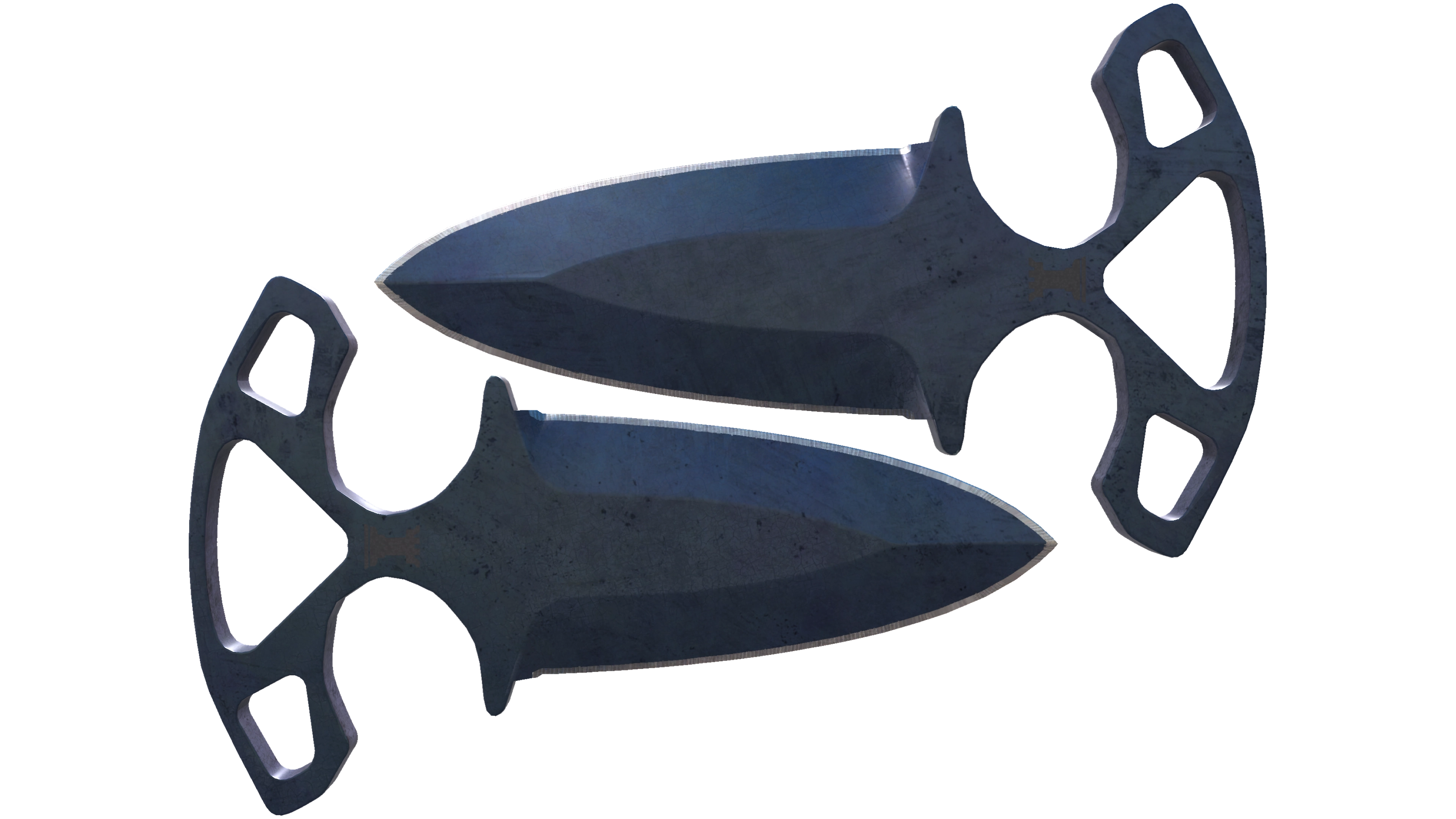 ★ Shadow Daggers | Blue Steel (Battle-Scarred)