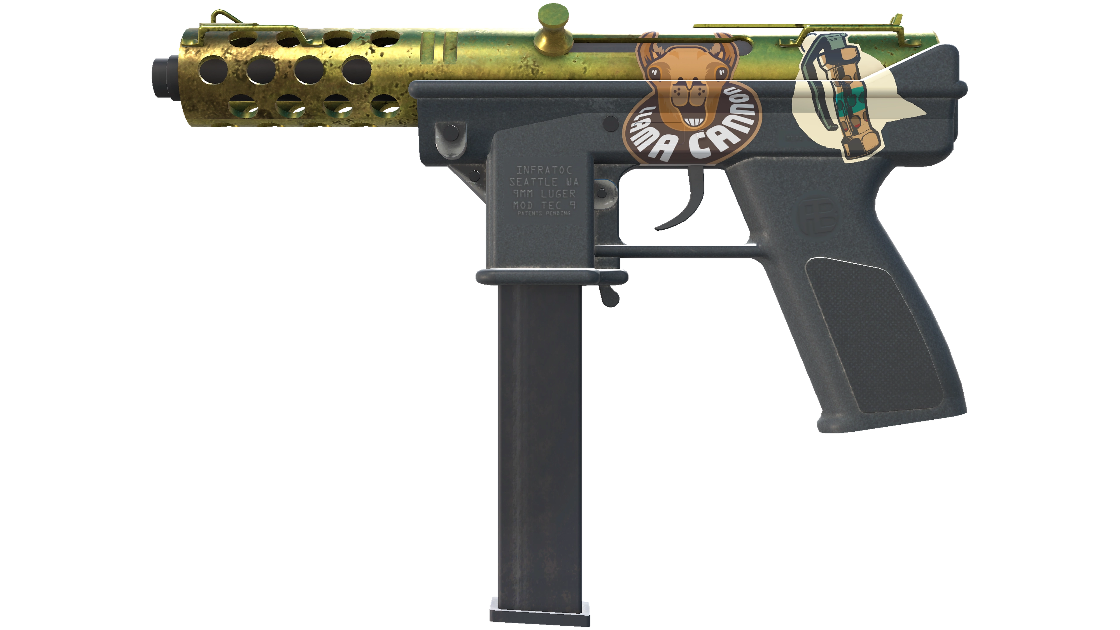 Tec-9 | Brass (Minimal Wear)