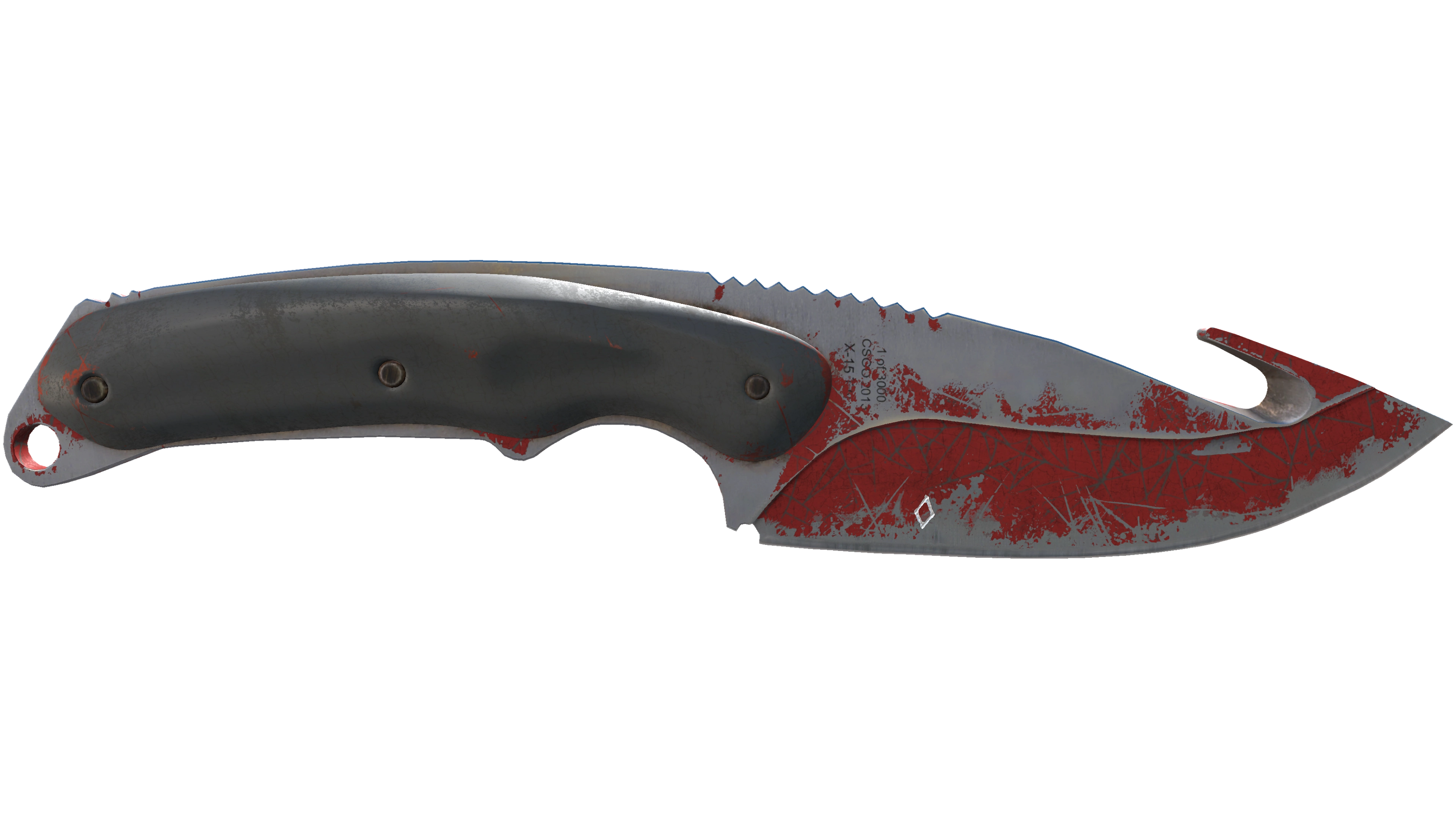 ★ StatTrak™ Gut Knife | Crimson Web (Battle-Scarred)