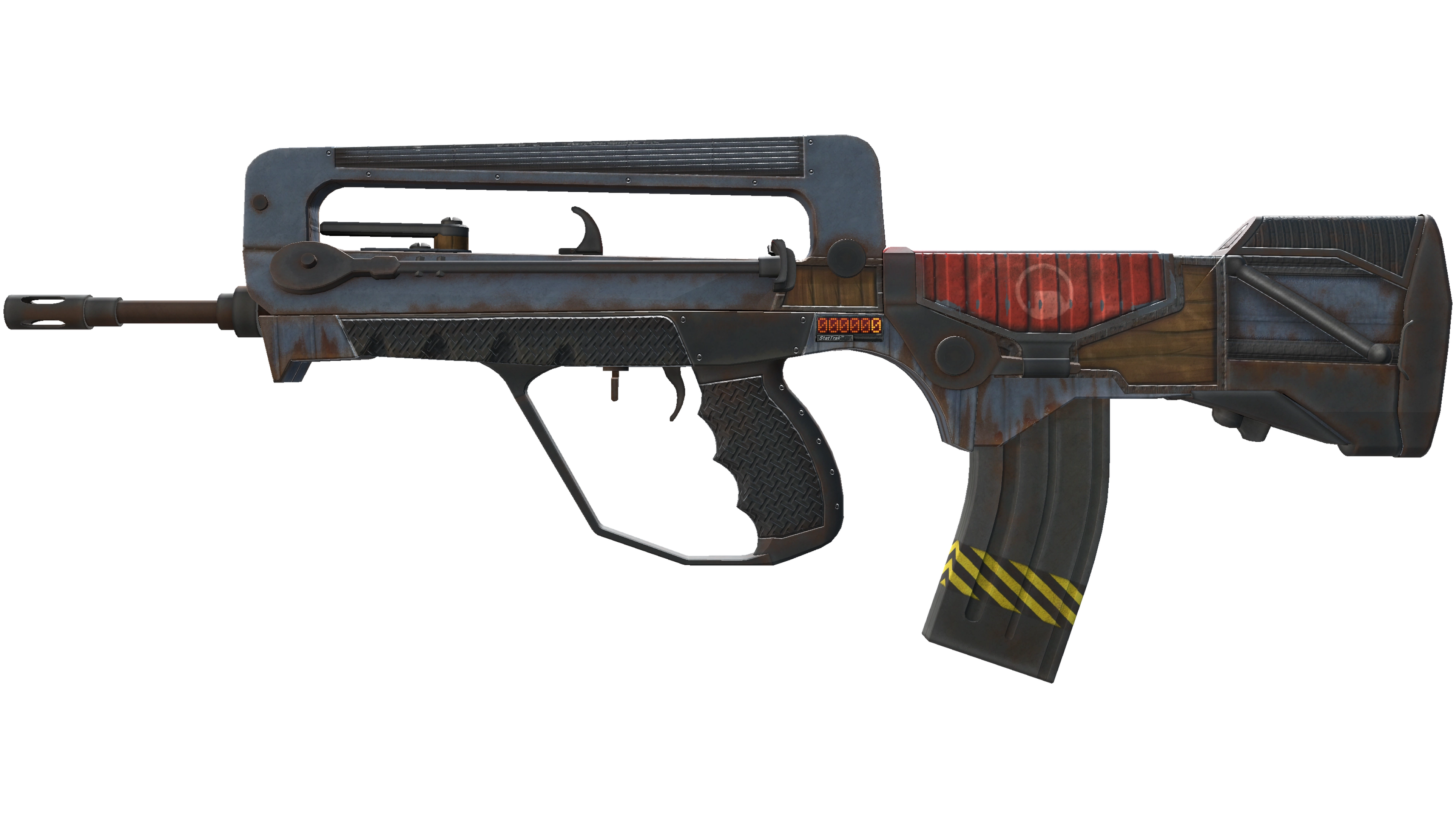 StatTrak™ FAMAS | Decommissioned (Well-Worn)