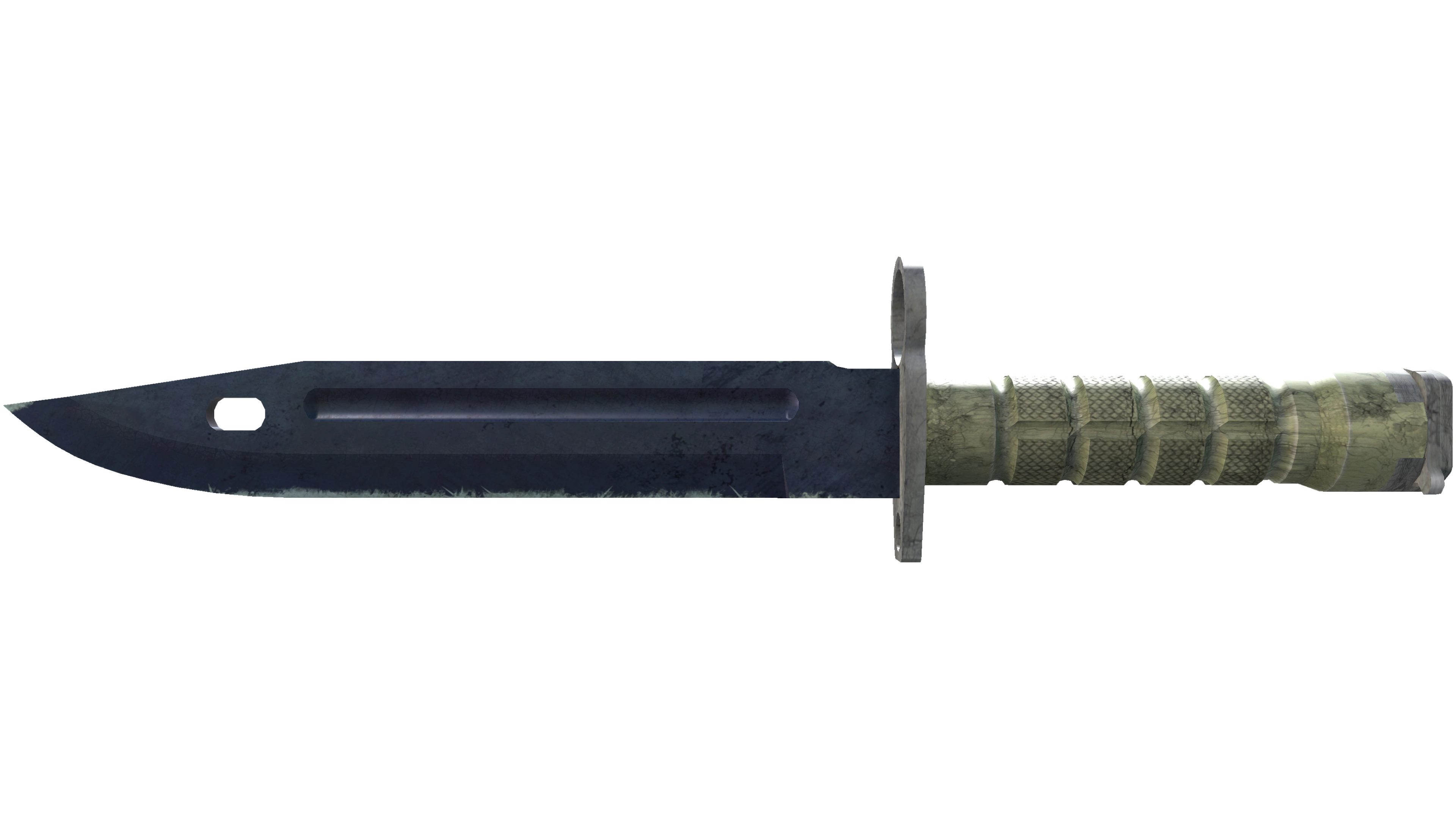 Vorschau von ★ StatTrak™ Bayonet | Blue Steel (Battle-Scarred)