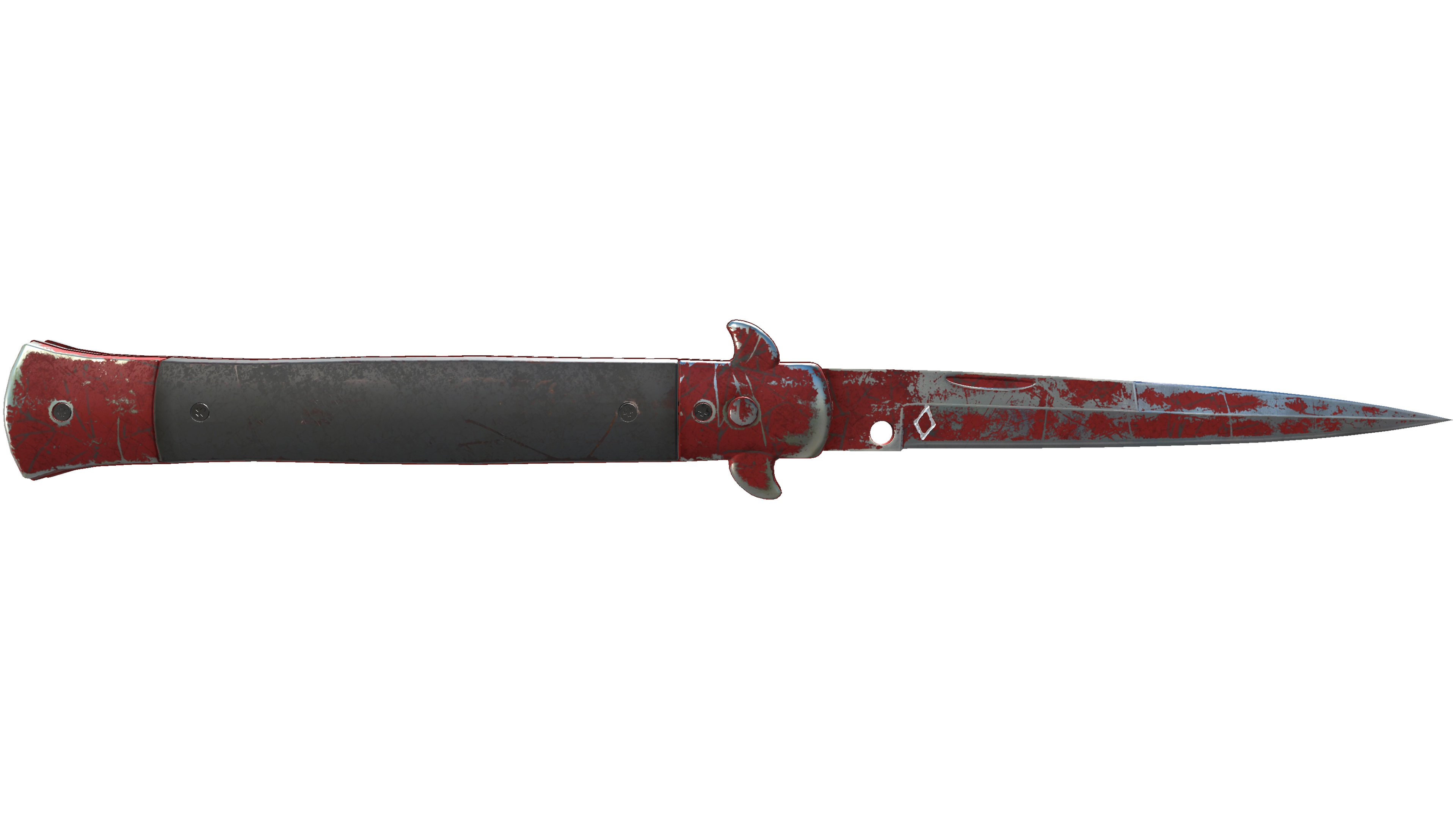 ★ StatTrak™ Stiletto Knife | Crimson Web (Battle-Scarred)