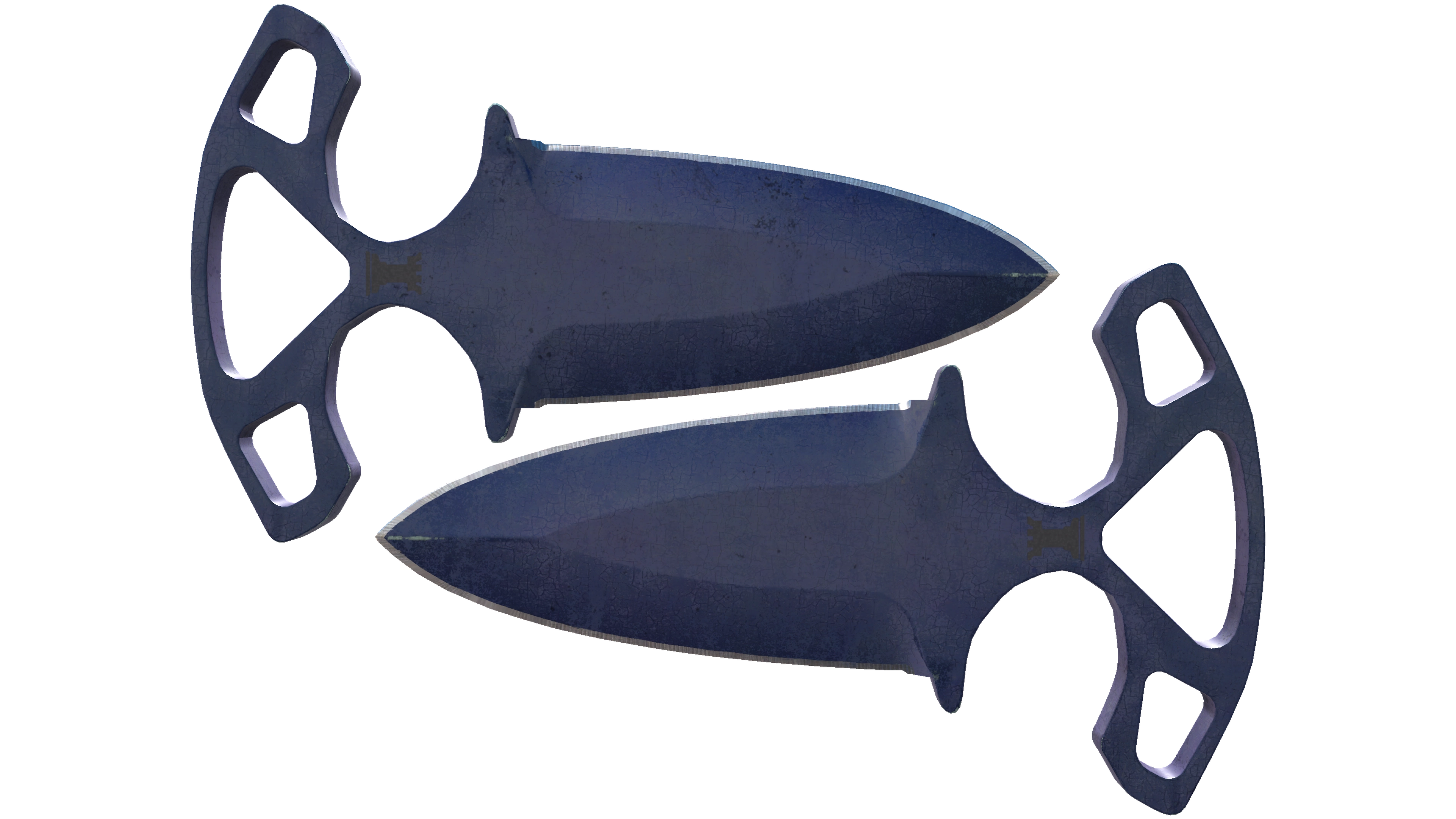★ Shadow Daggers | Blue Steel (Battle-Scarred) 缩略图