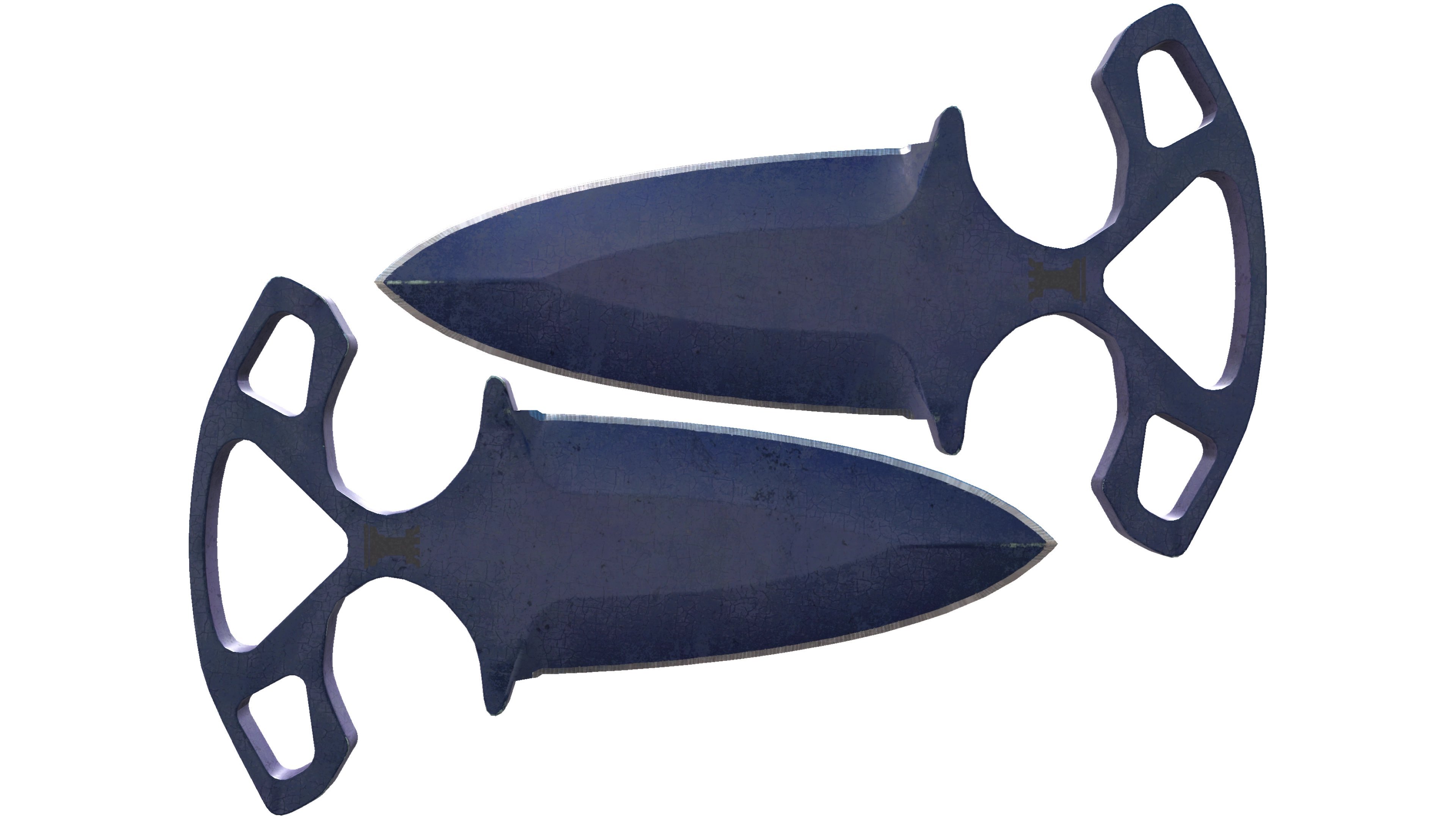 ★ Shadow Daggers | Blue Steel (Battle-Scarred) 缩略图