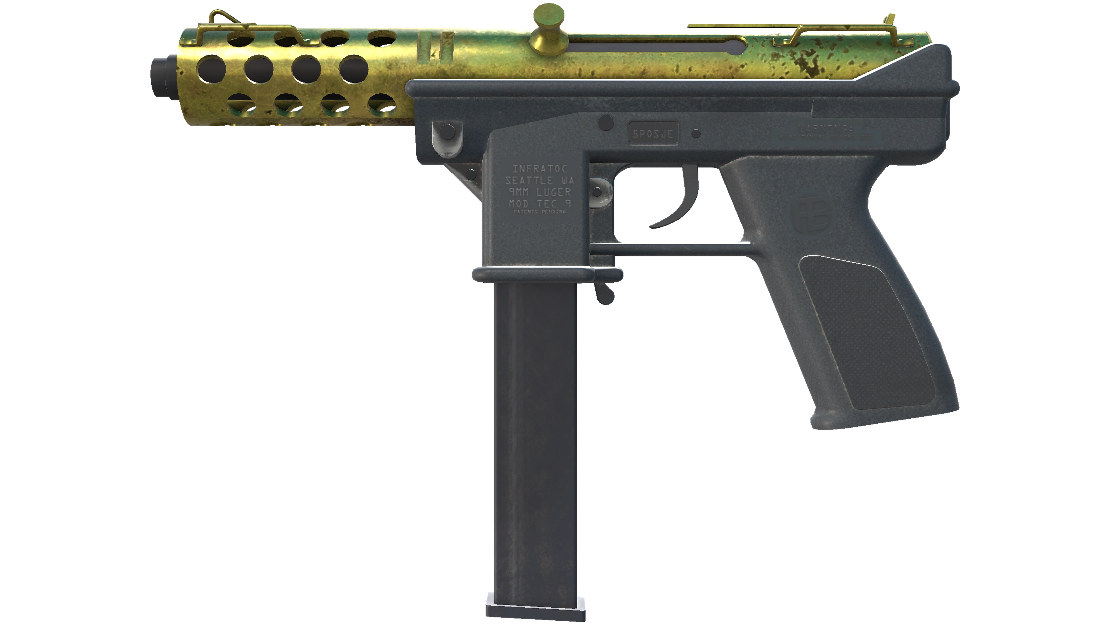 Tec-9 | Brass (Minimal Wear)