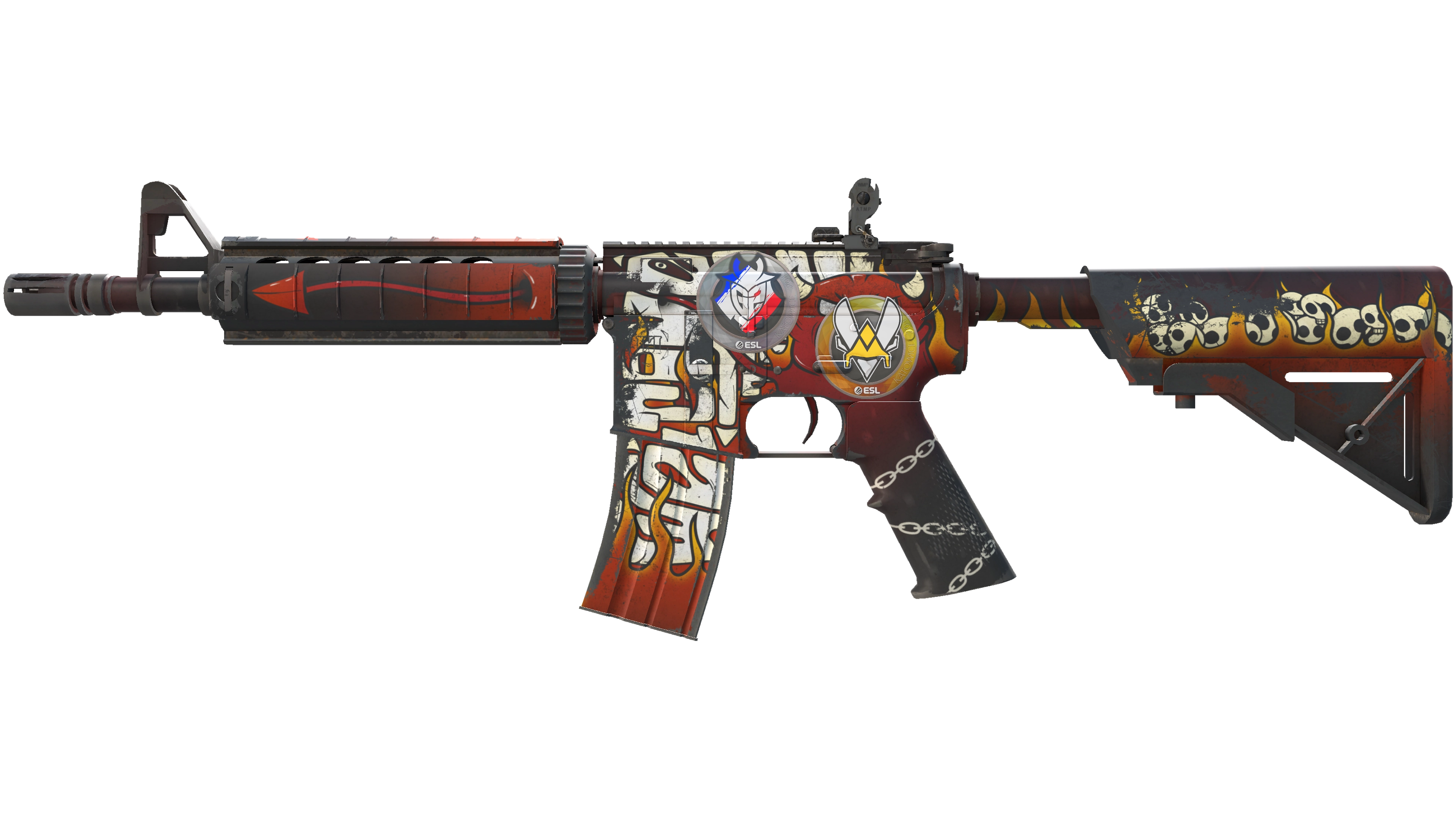 M4A4 | Hellfire (Field-Tested)