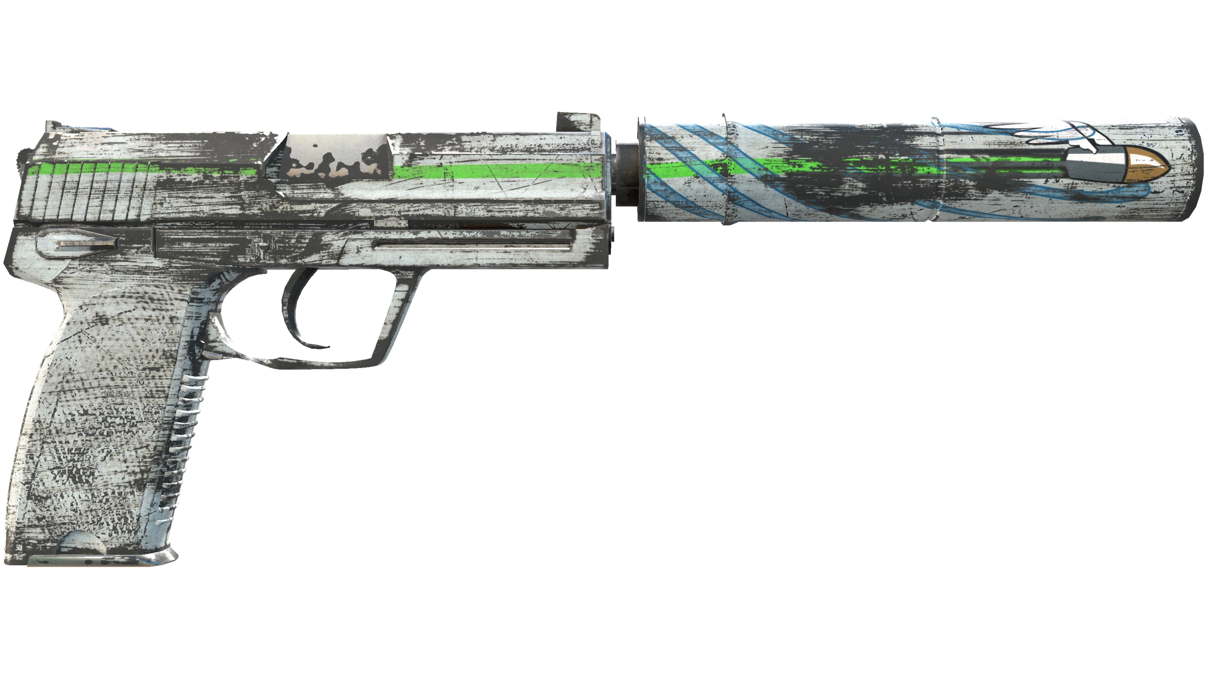 USP-S | Road Rash (Well-Worn) thumbnail