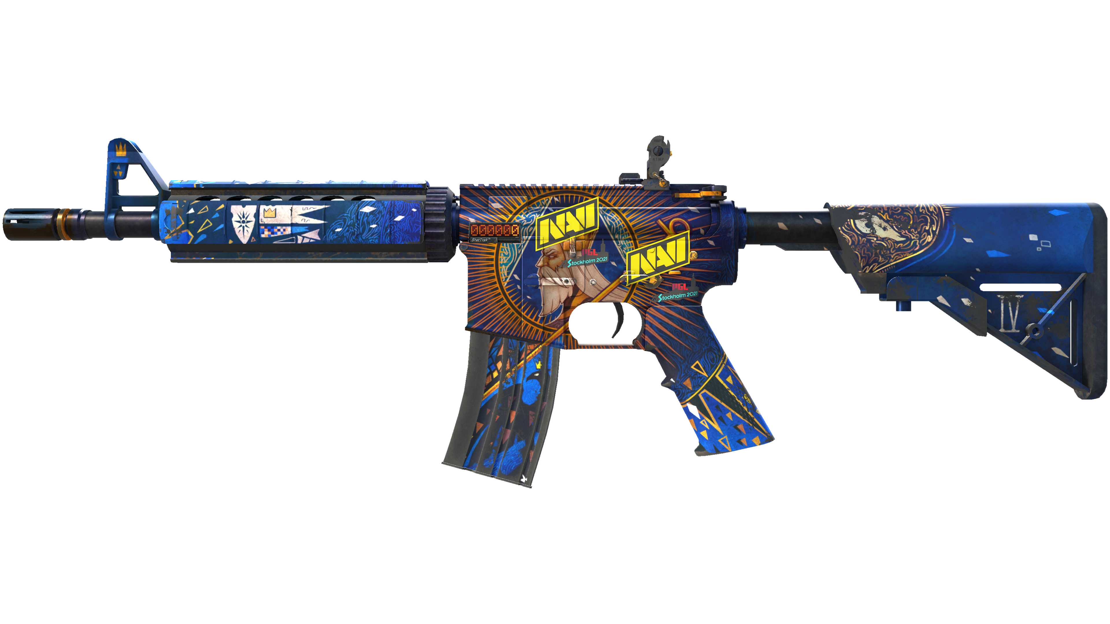 StatTrak™ M4A4 | The Emperor (Well-Worn) thumbnail
