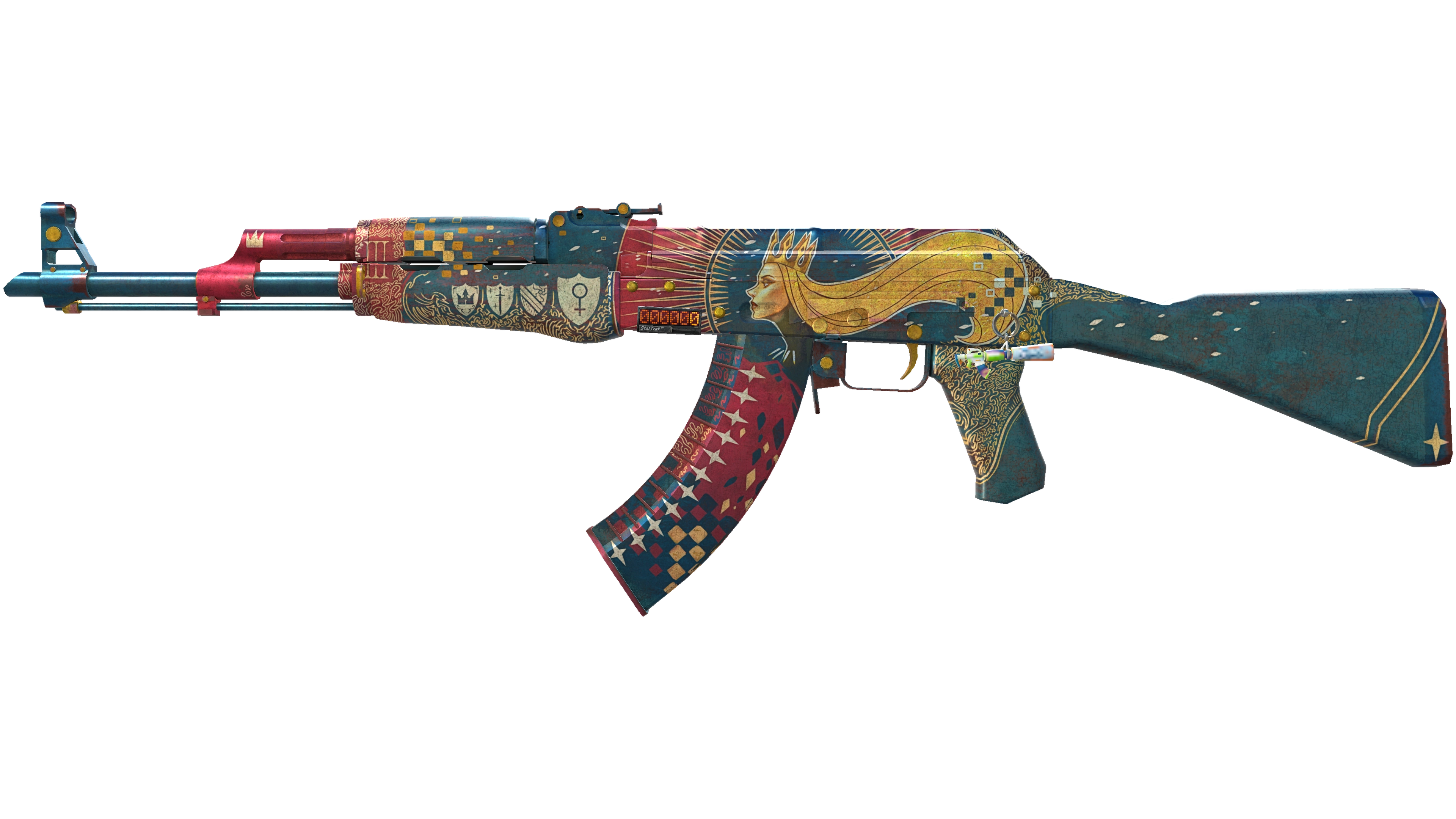 Miniatura de StatTrak™ AK-47 | The Empress (Battle-Scarred)