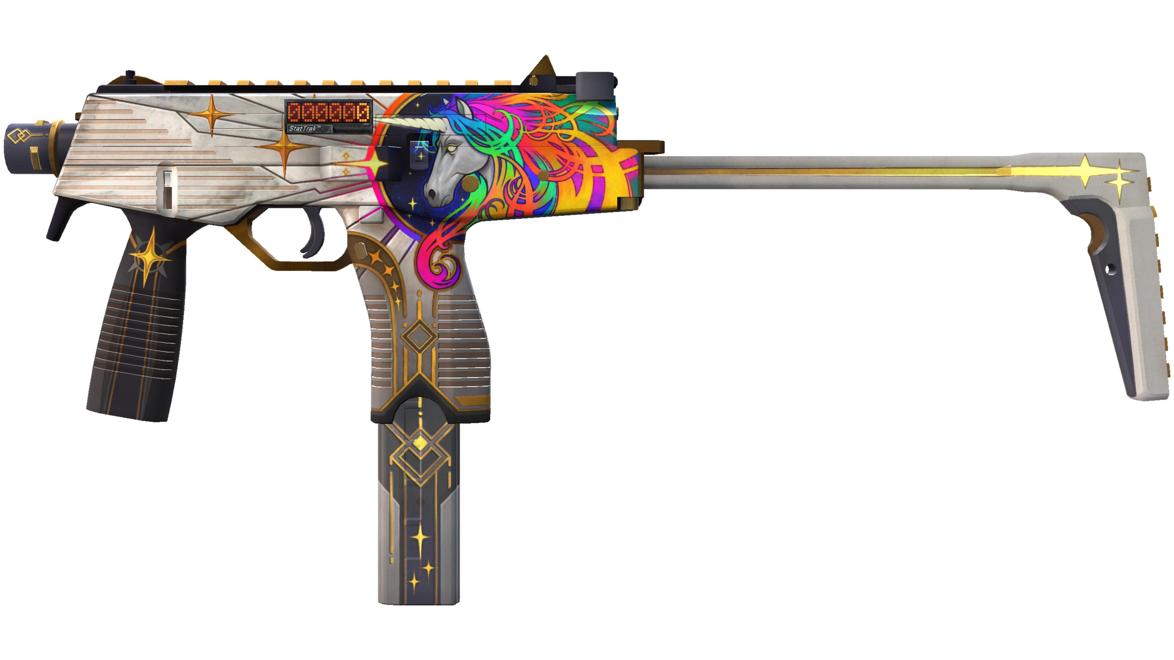 StatTrak™ MP9 | Starlight Protector (Minimal Wear)